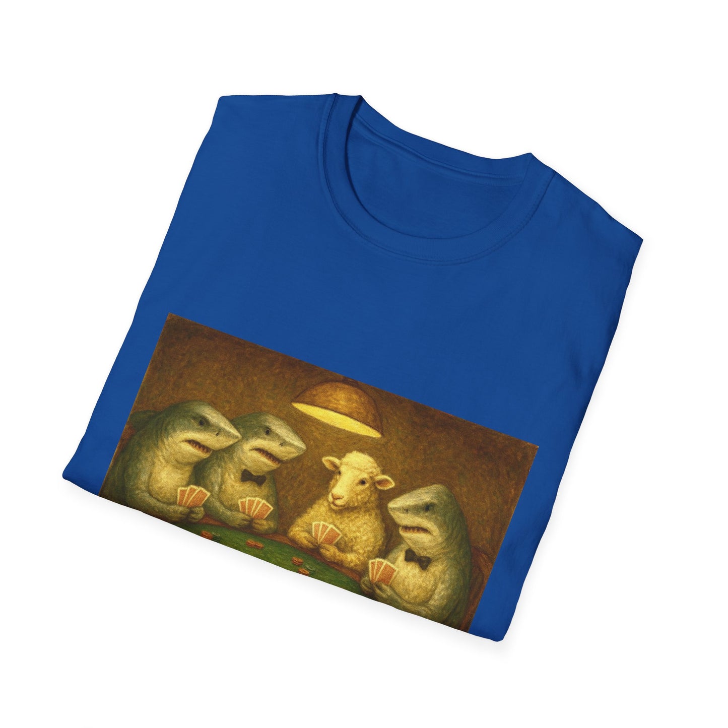 Shark Poker Unisex T-Shirt