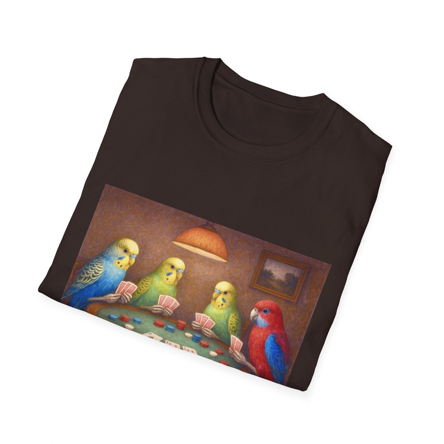 Parakeets Playing Poker T-Shirt