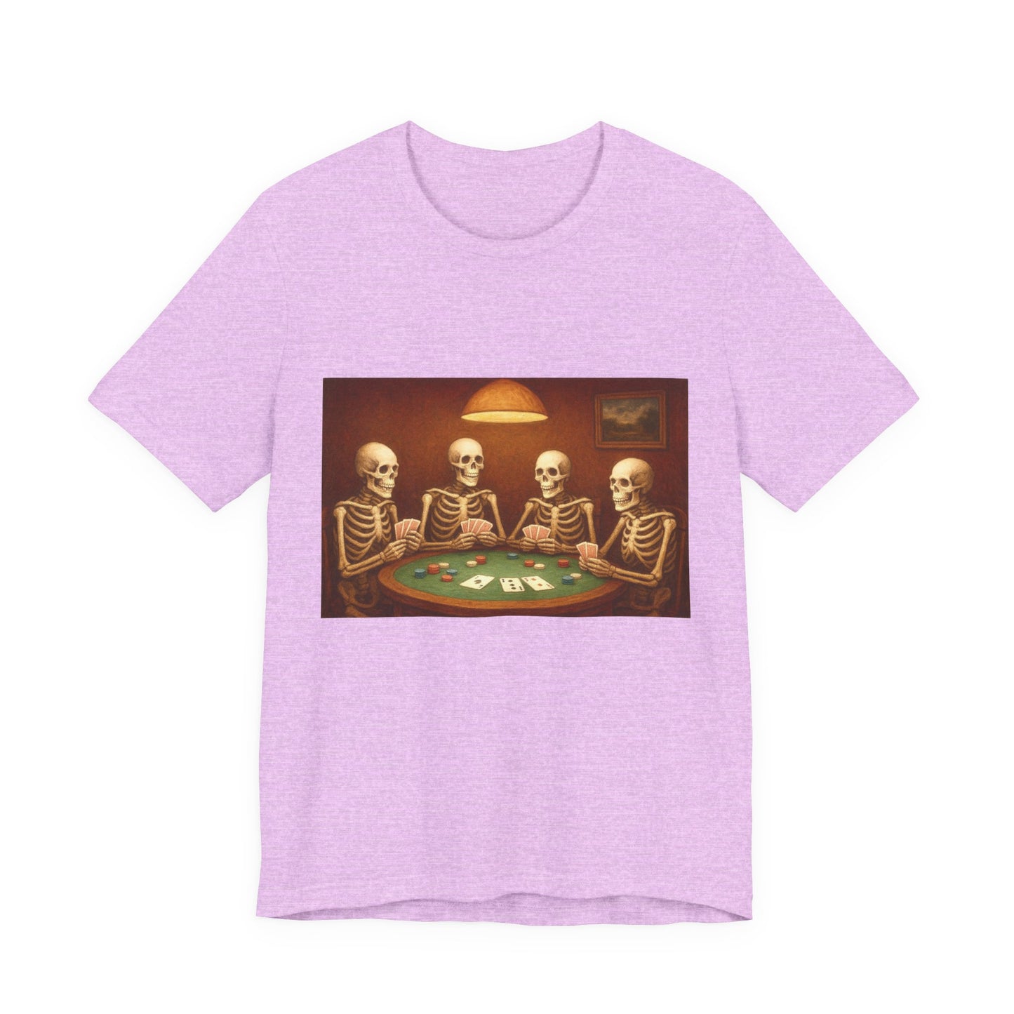 Skeletons Playing Poker Tee
