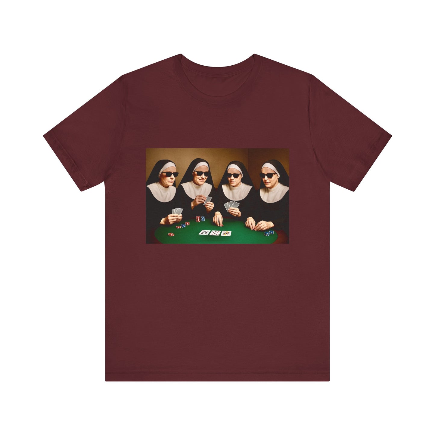 Funny Nuns Poker Tee