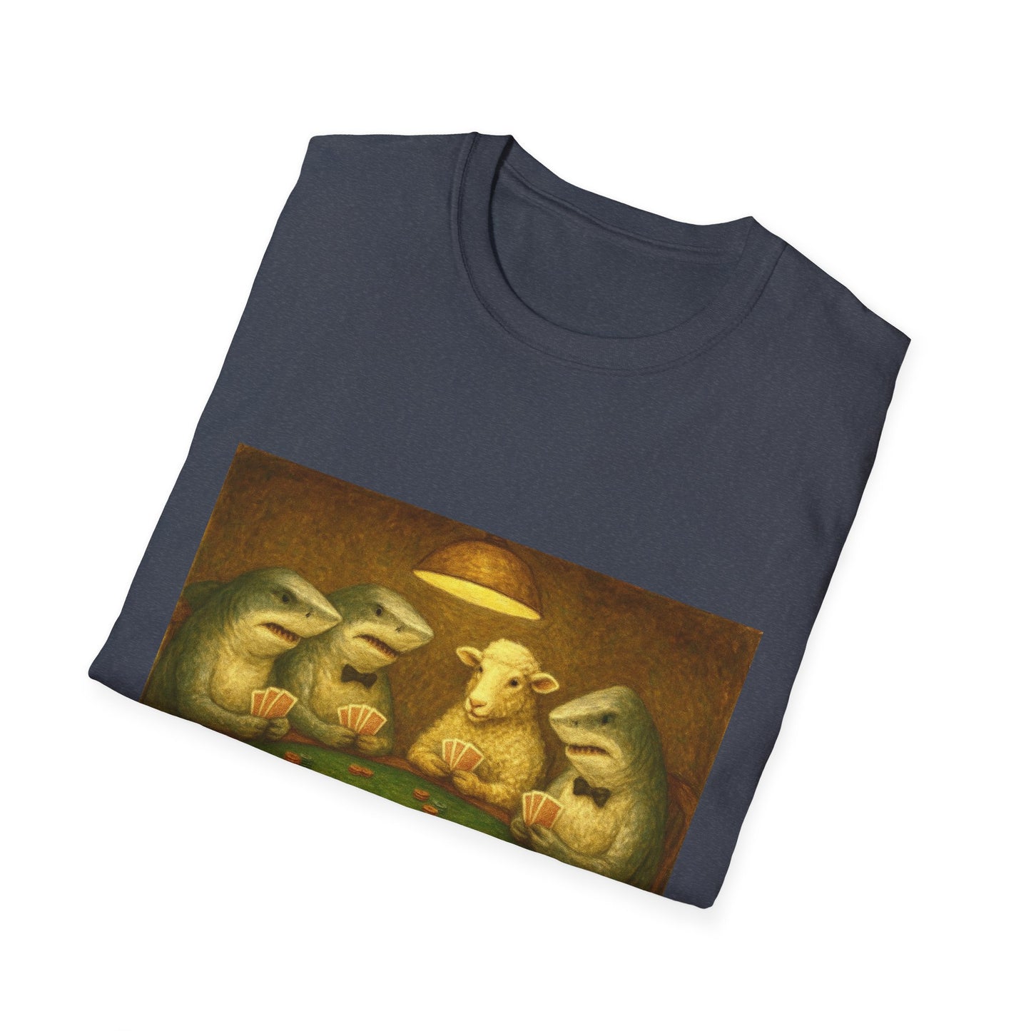 Shark Poker Unisex T-Shirt