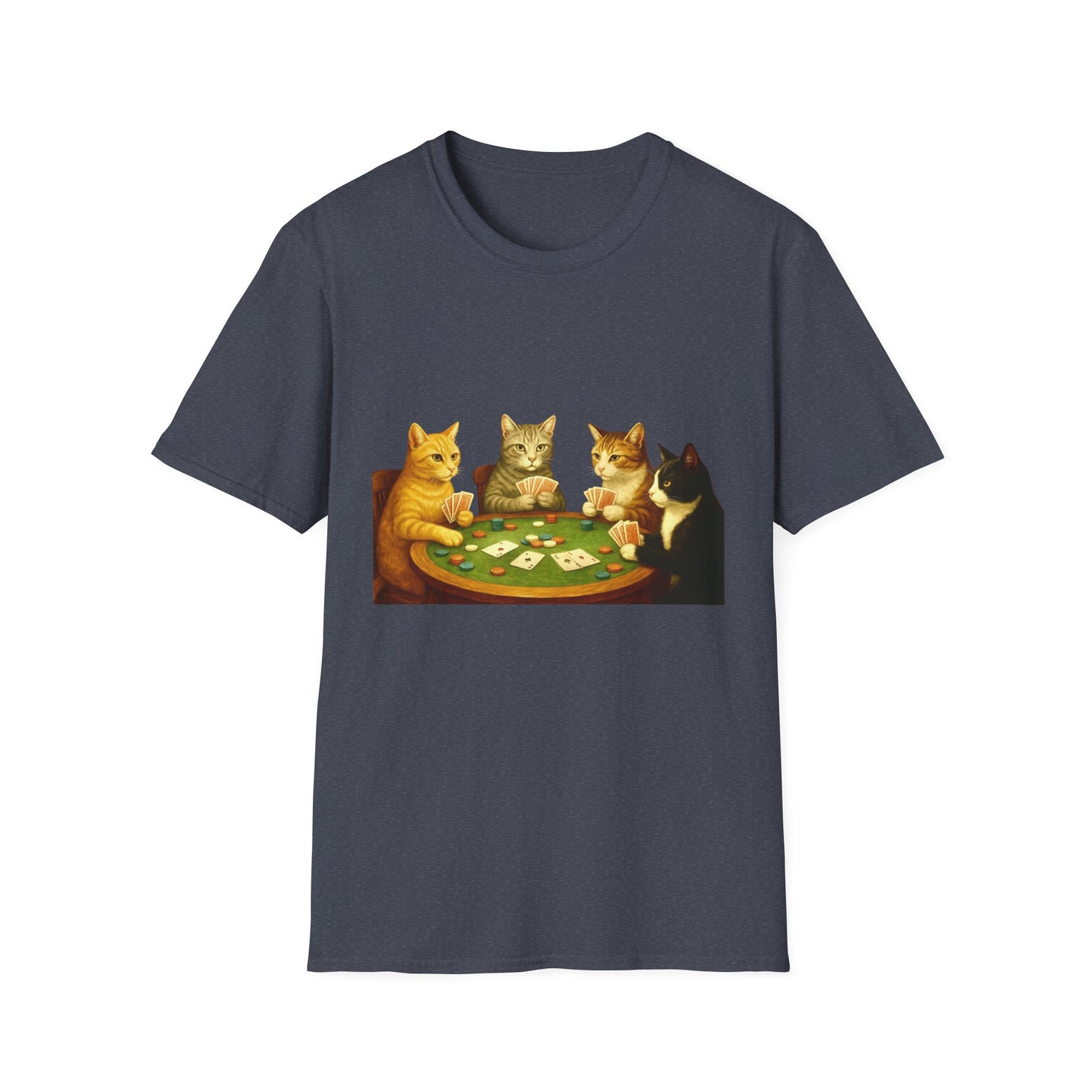 Cats Playing Poker Tee