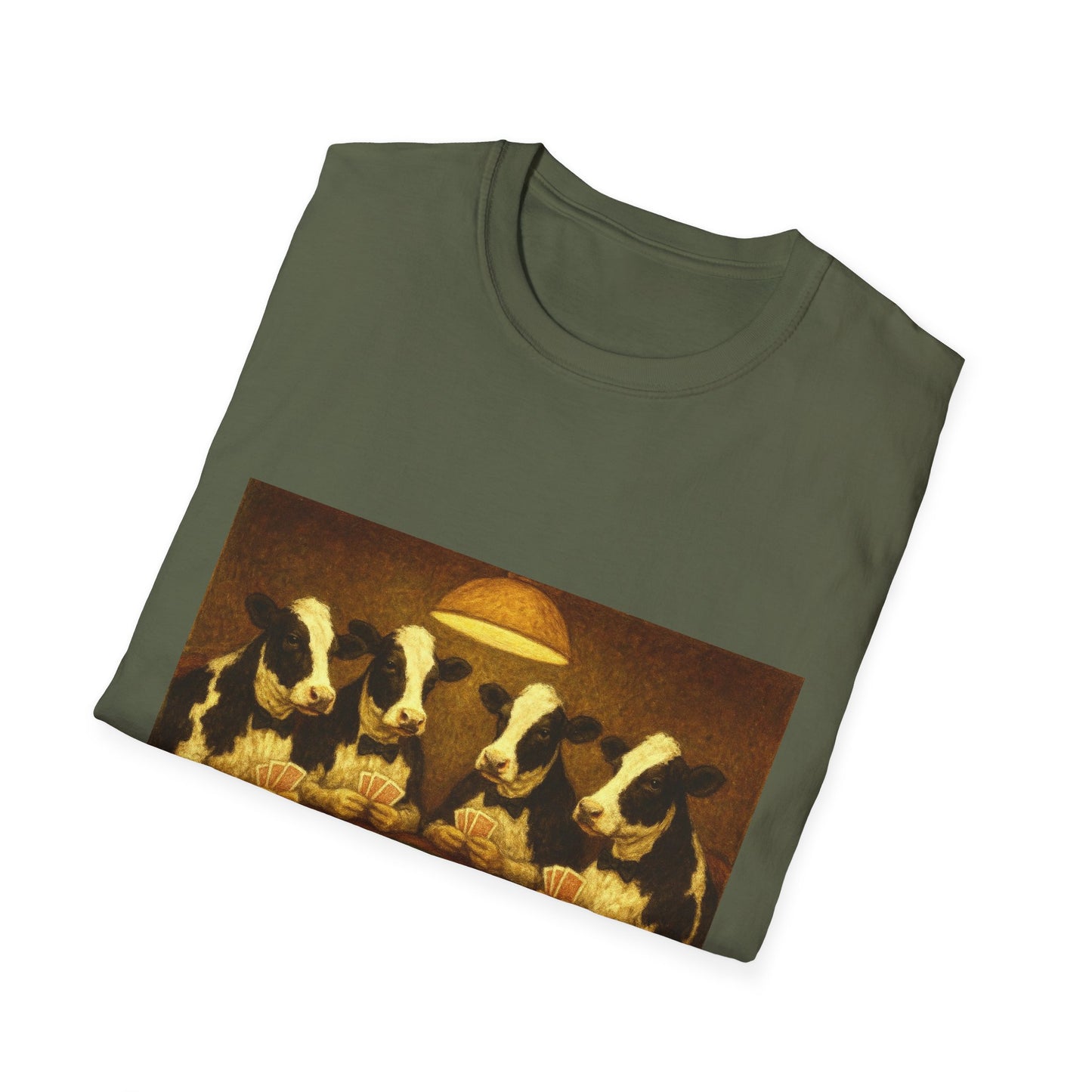 Funny Cows Playing Poker T-Shirt