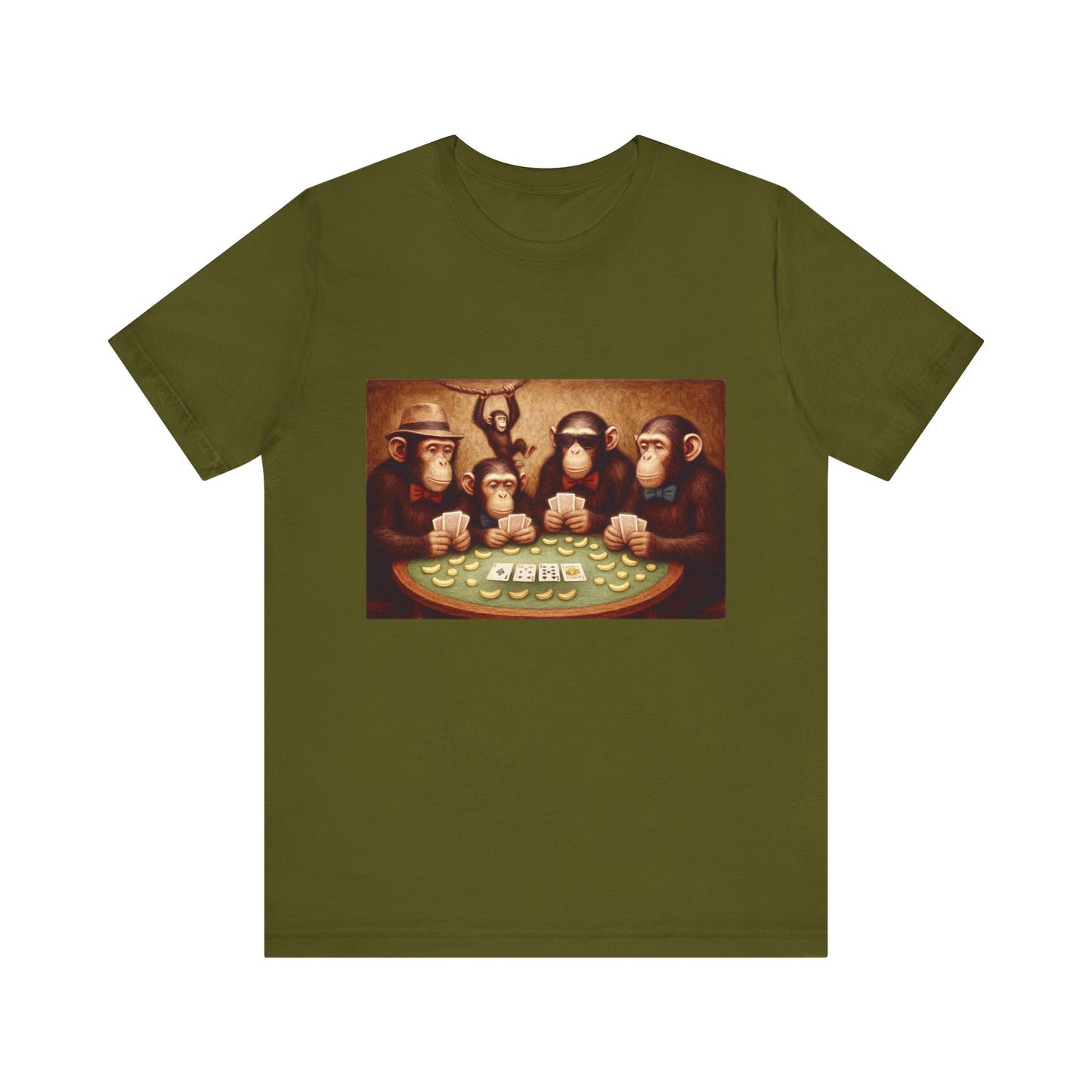 Chimpanzees Poker Tee