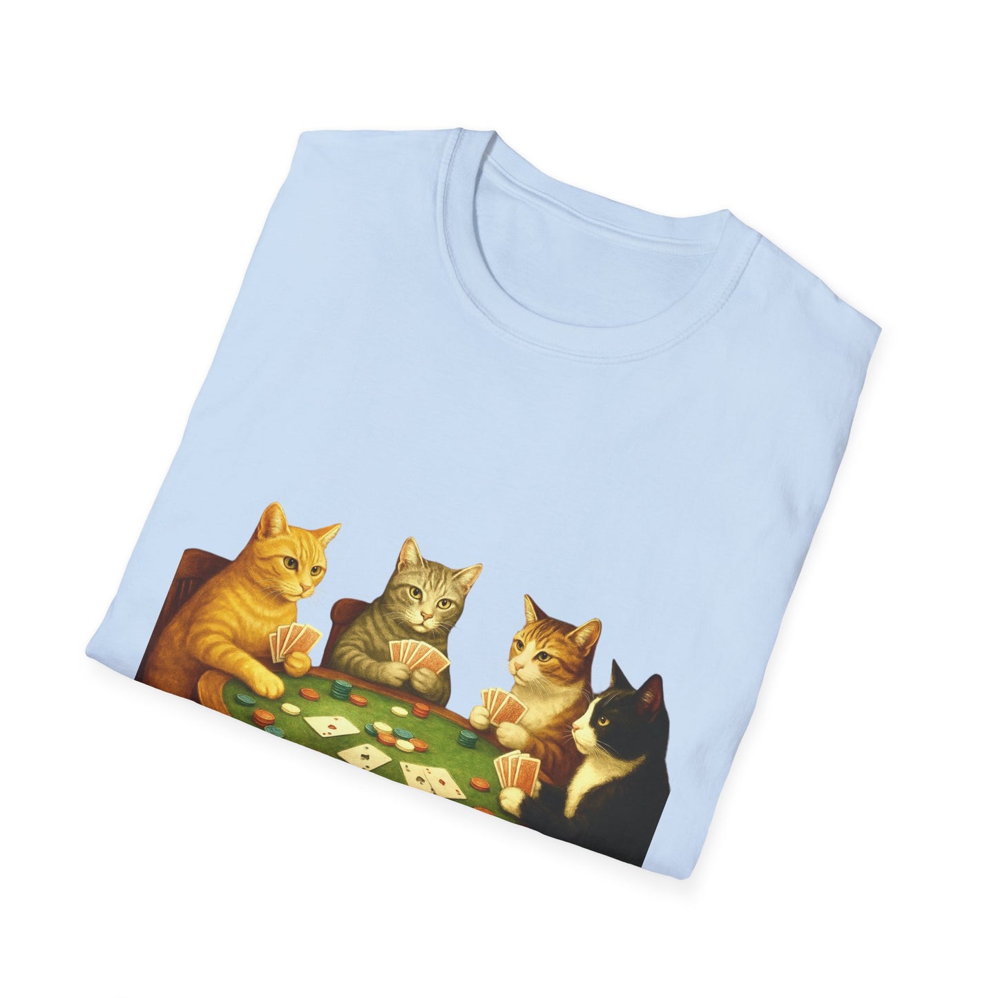 Cats Playing Poker Tee