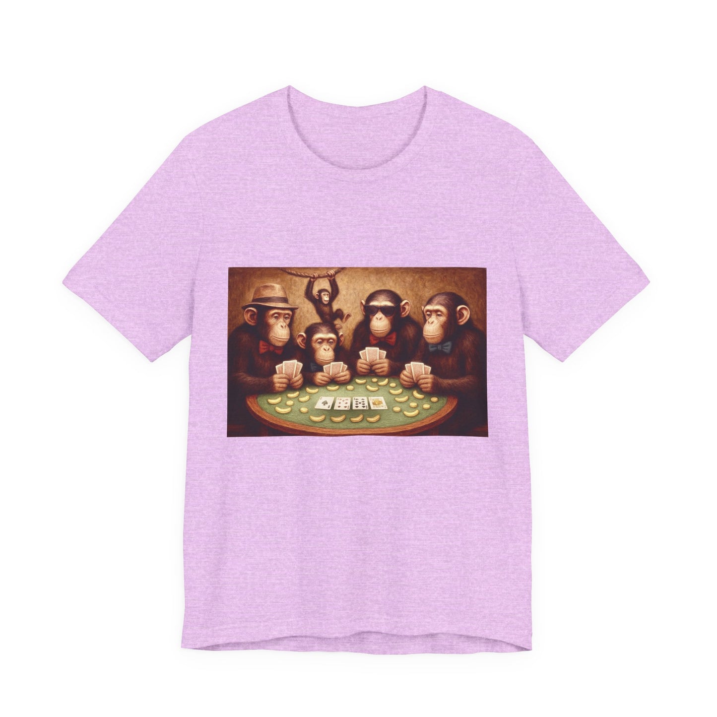 Chimpanzees Poker Tee