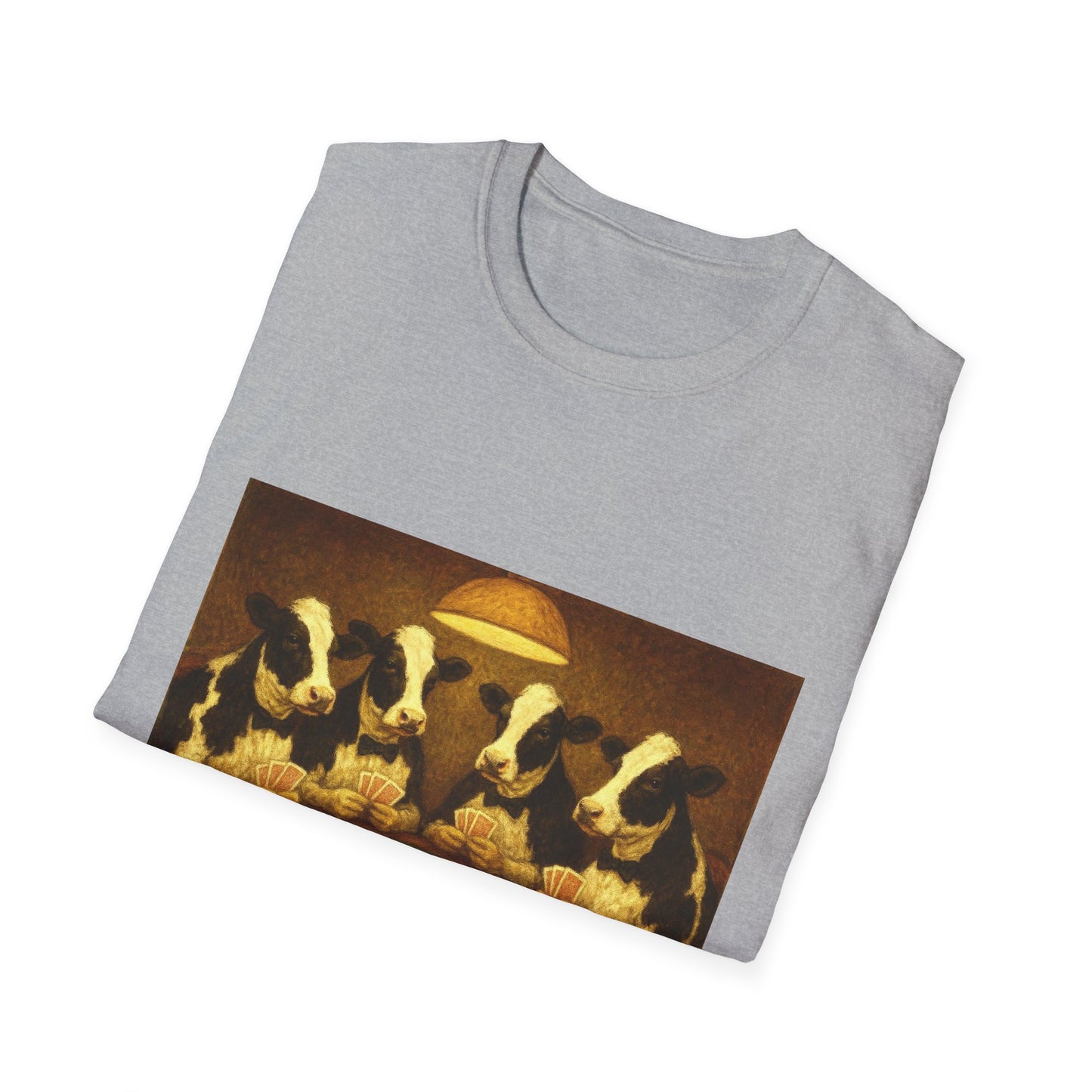 Funny Cows Playing Poker T-Shirt
