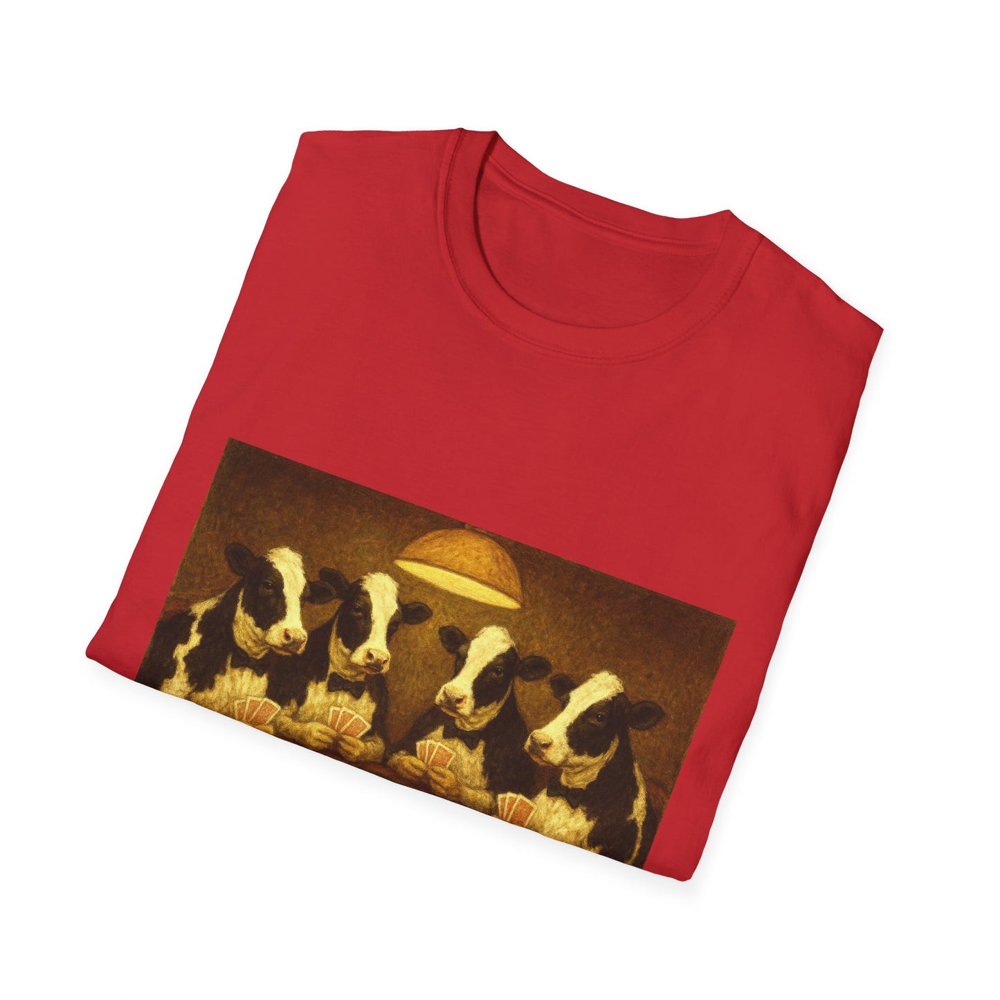 Funny Cows Playing Poker T-Shirt
