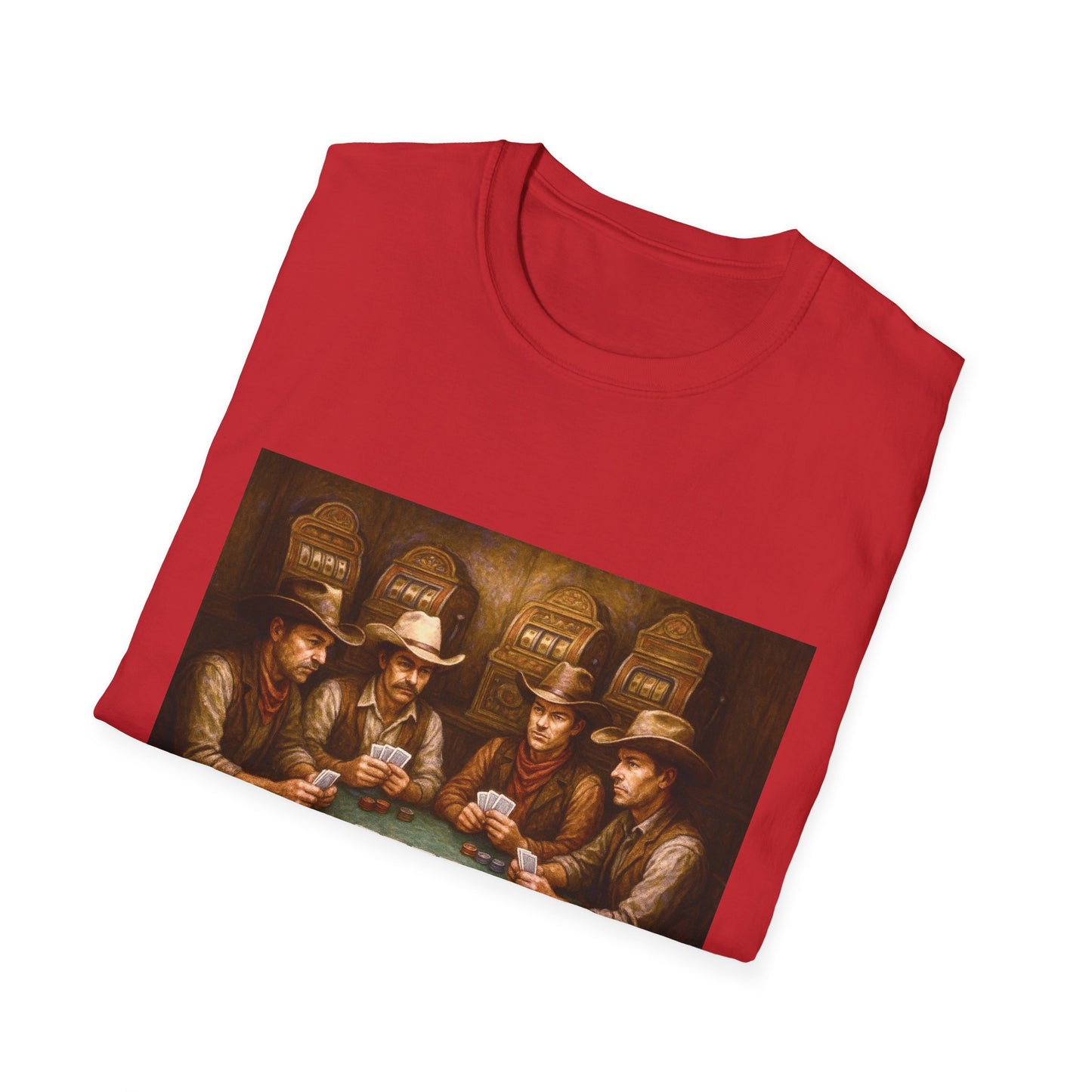 Cowboys Playing Poker T-Shirt