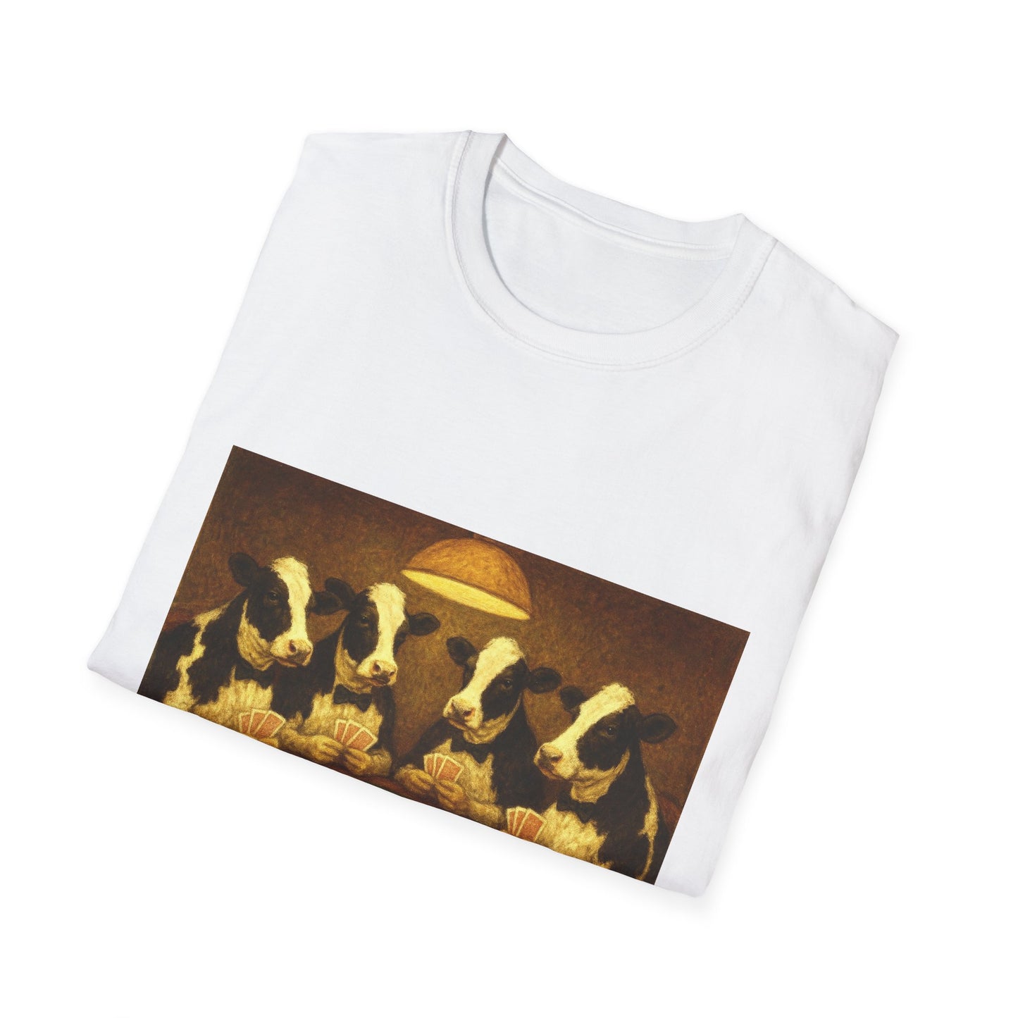 Funny Cows Playing Poker T-Shirt