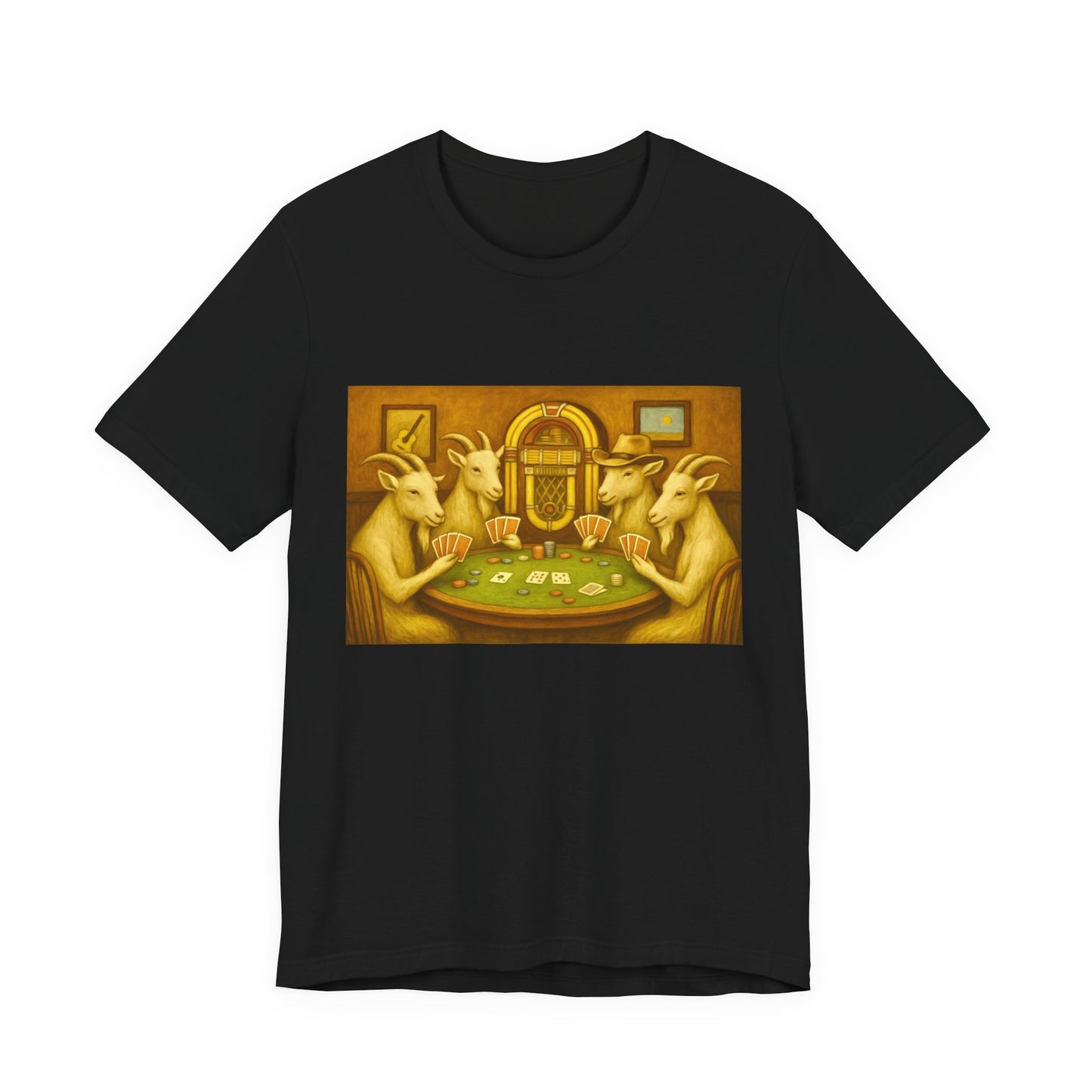 Goats Playing Poker Tee