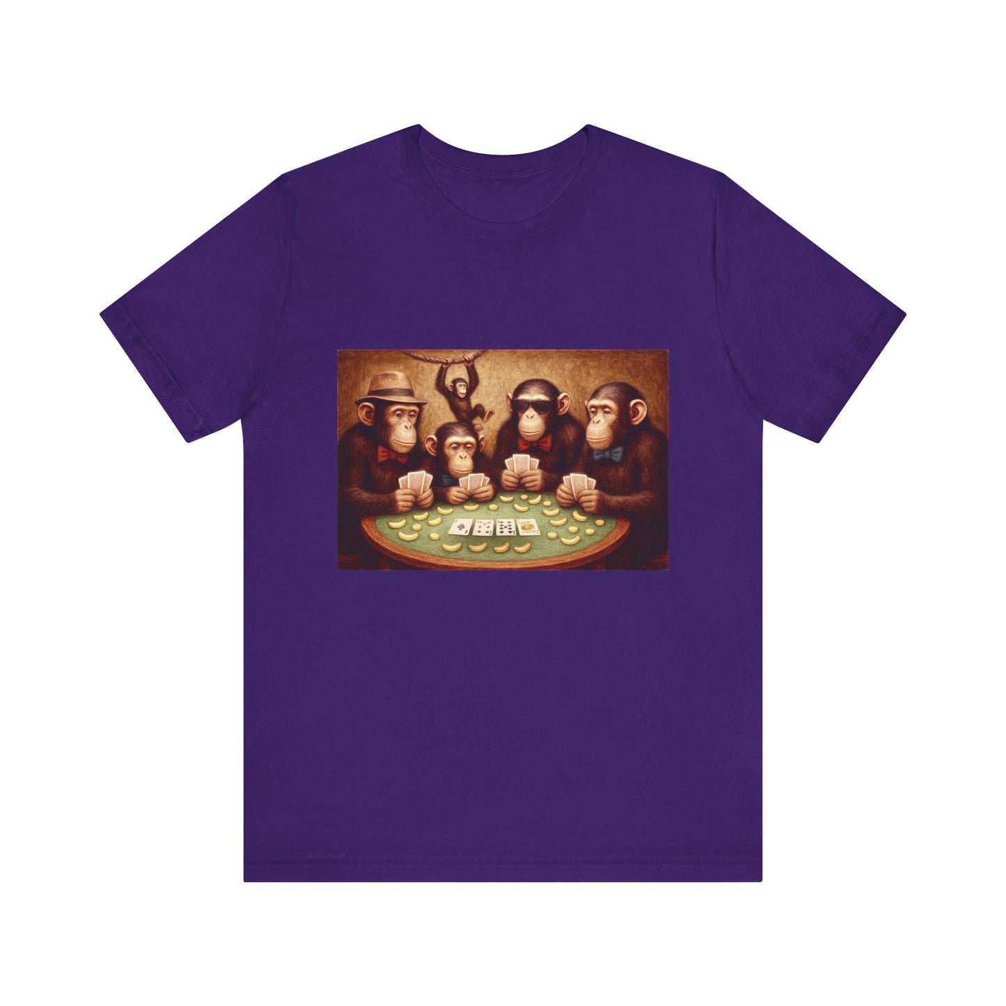 Chimpanzees Poker Tee
