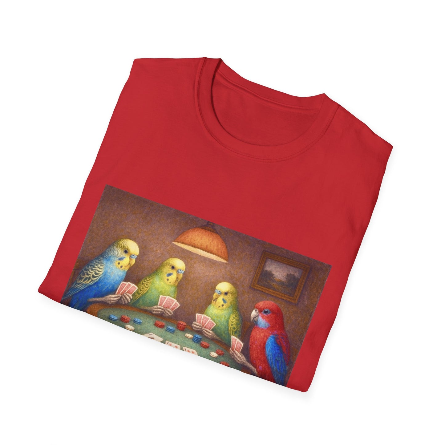 Parakeets Playing Poker T-Shirt