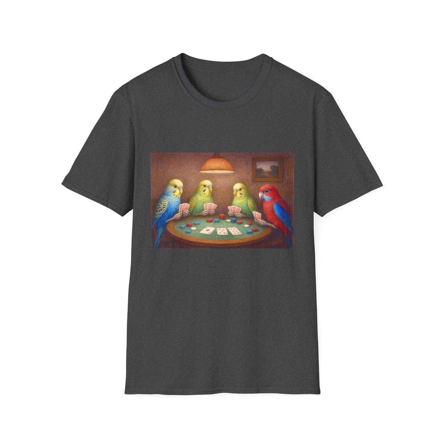 Parakeets Playing Poker T-Shirt