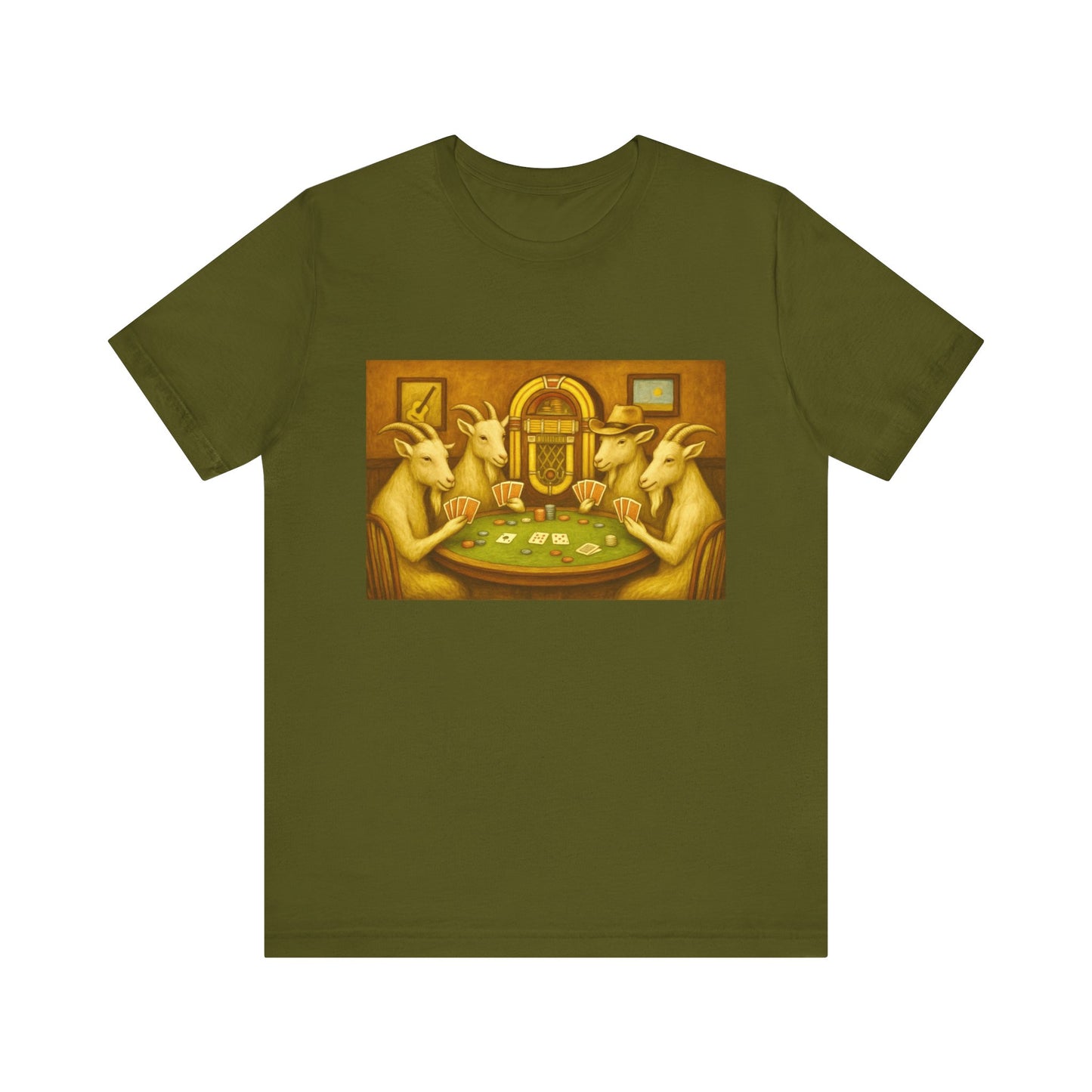 Goats Playing Poker Tee