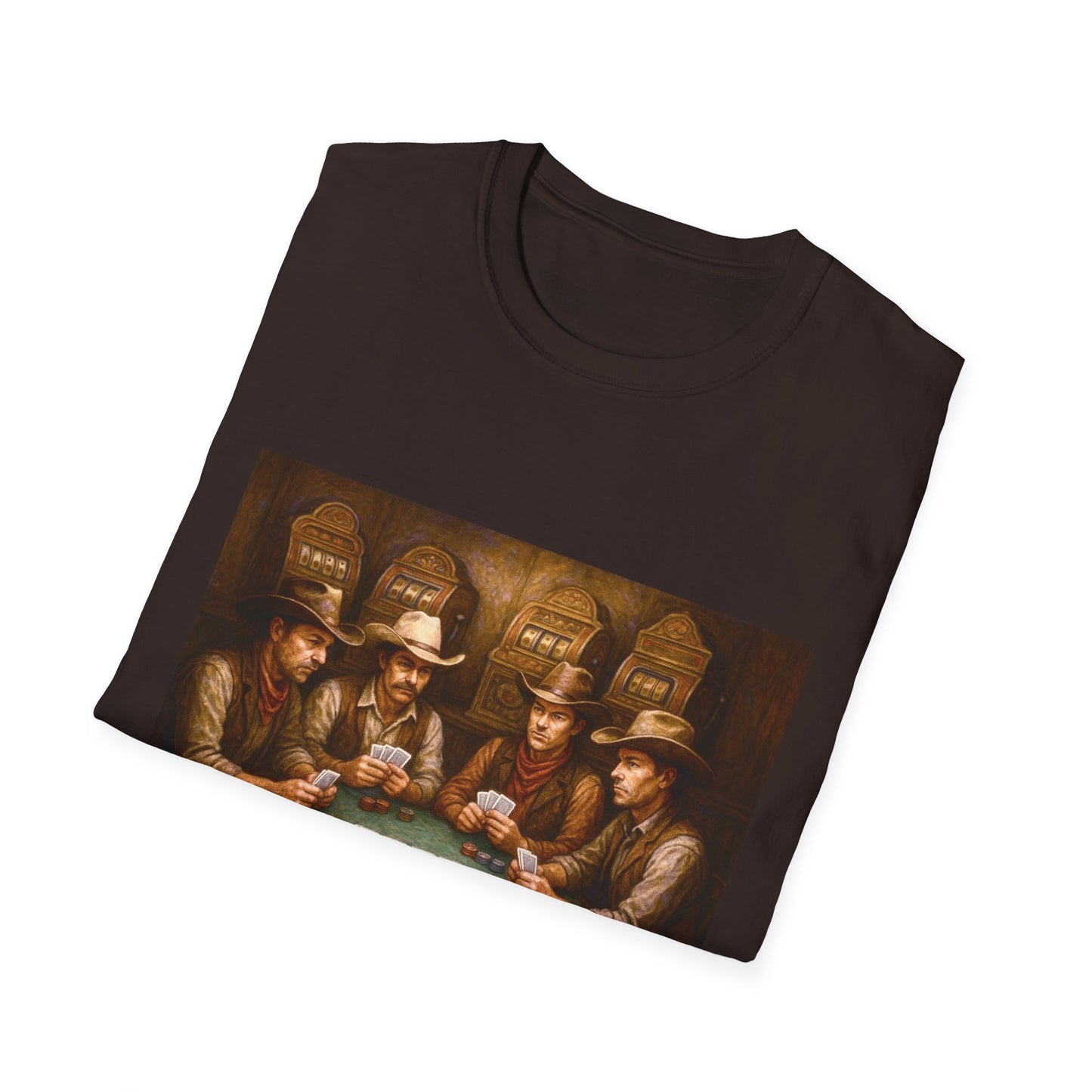 Cowboys Playing Poker T-Shirt