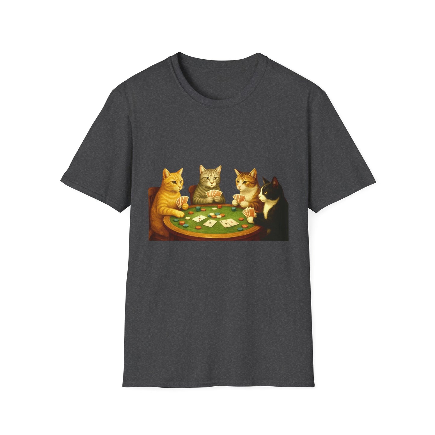 Cats Playing Poker Tee
