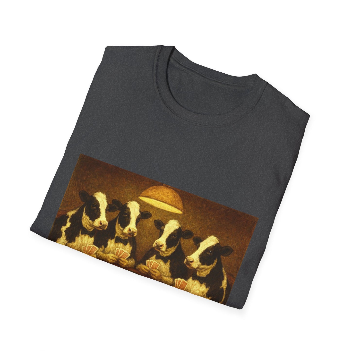 Funny Cows Playing Poker T-Shirt