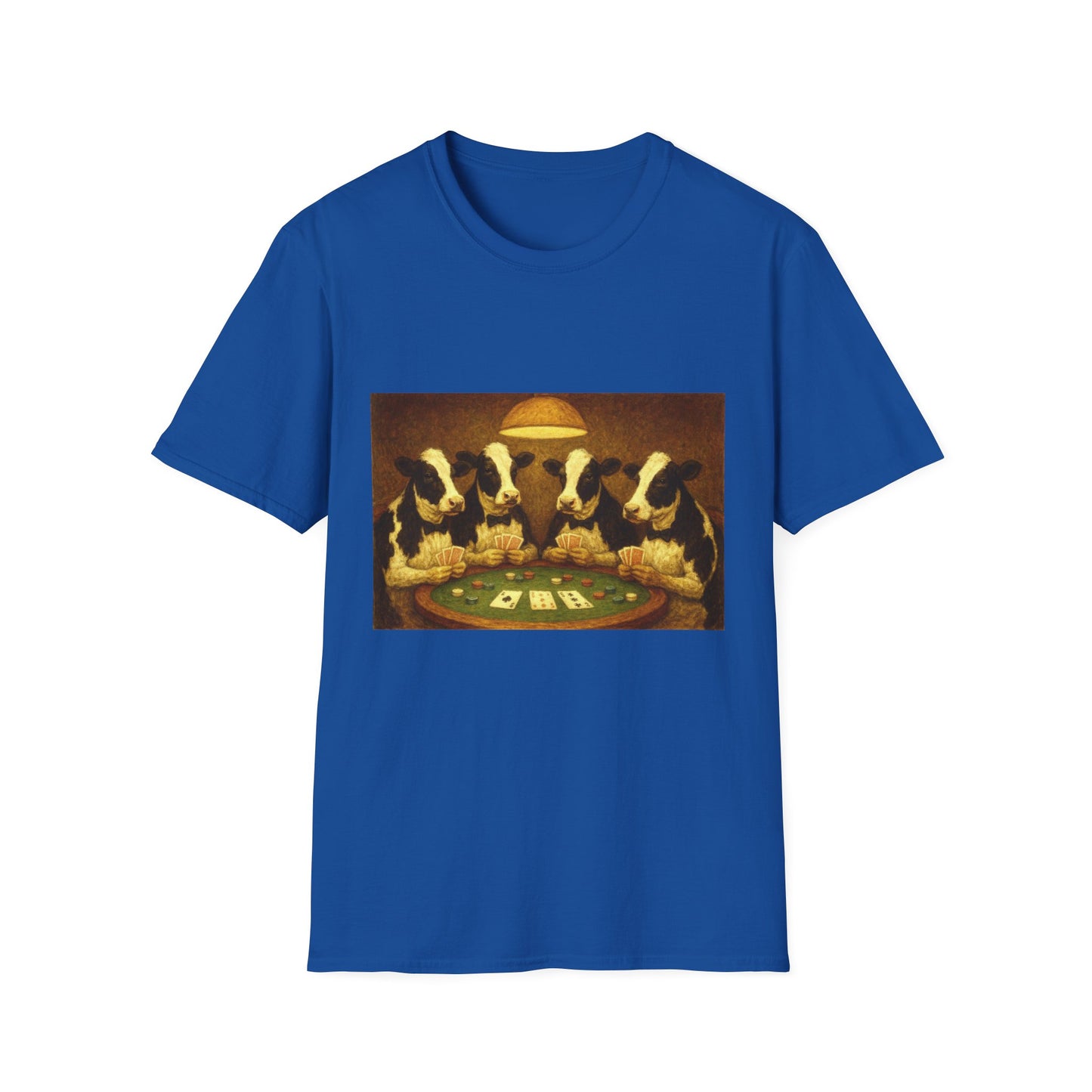 Funny Cows Playing Poker T-Shirt
