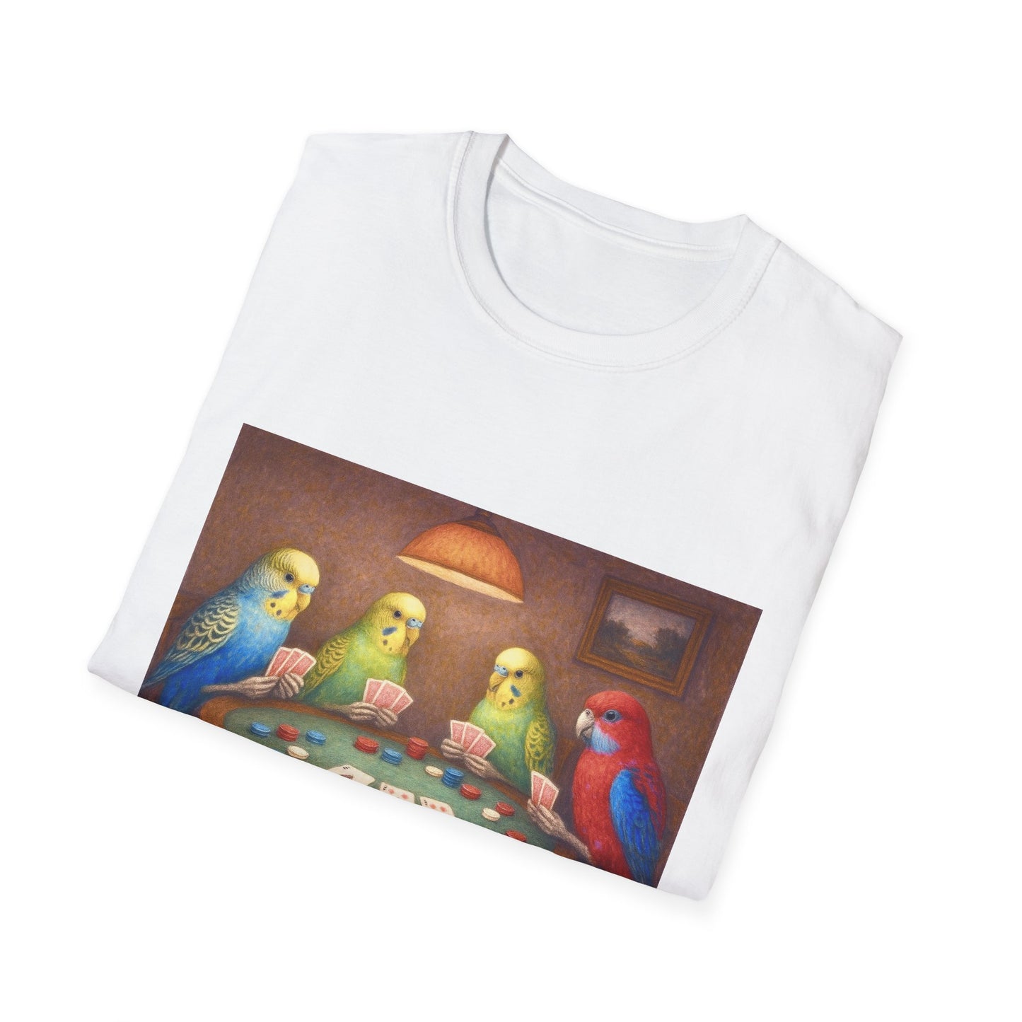 Parakeets Playing Poker T-Shirt