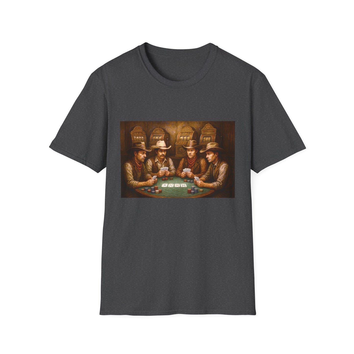 Cowboys Playing Poker T-Shirt