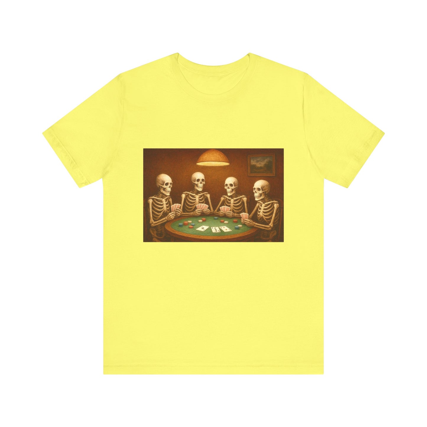 Skeletons Playing Poker Tee