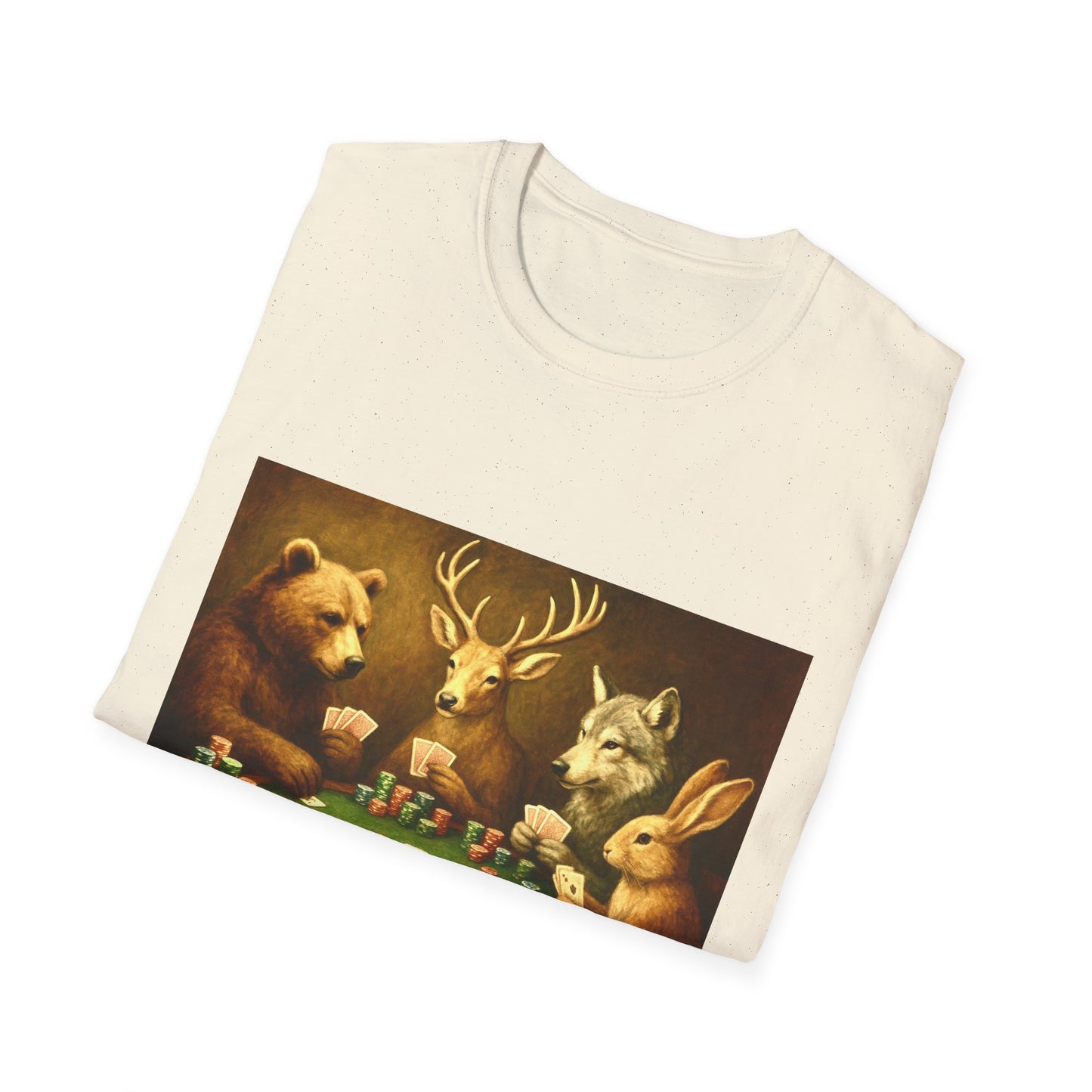 Forest Animals Poker Unisex T-Shirt