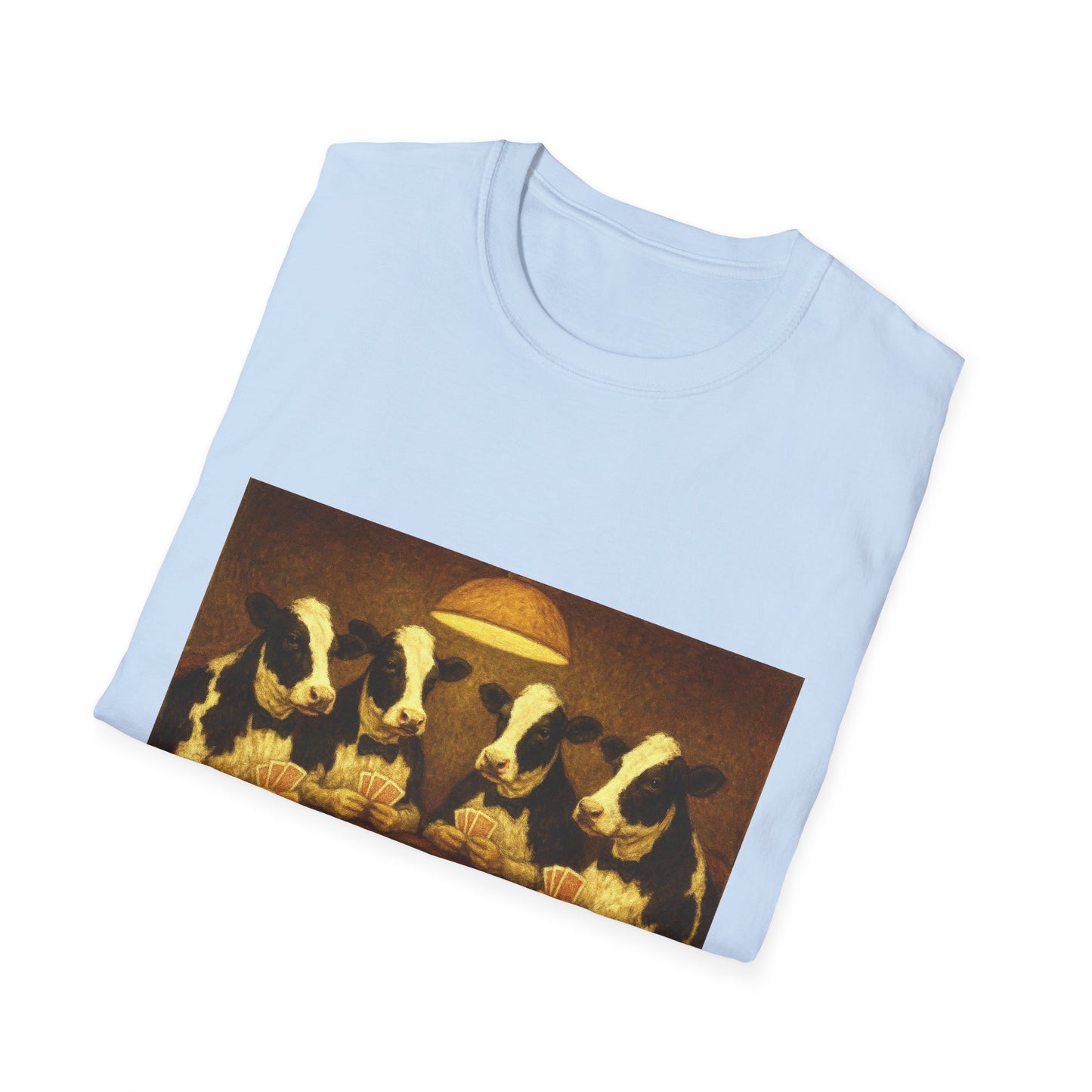 Funny Cows Playing Poker T-Shirt