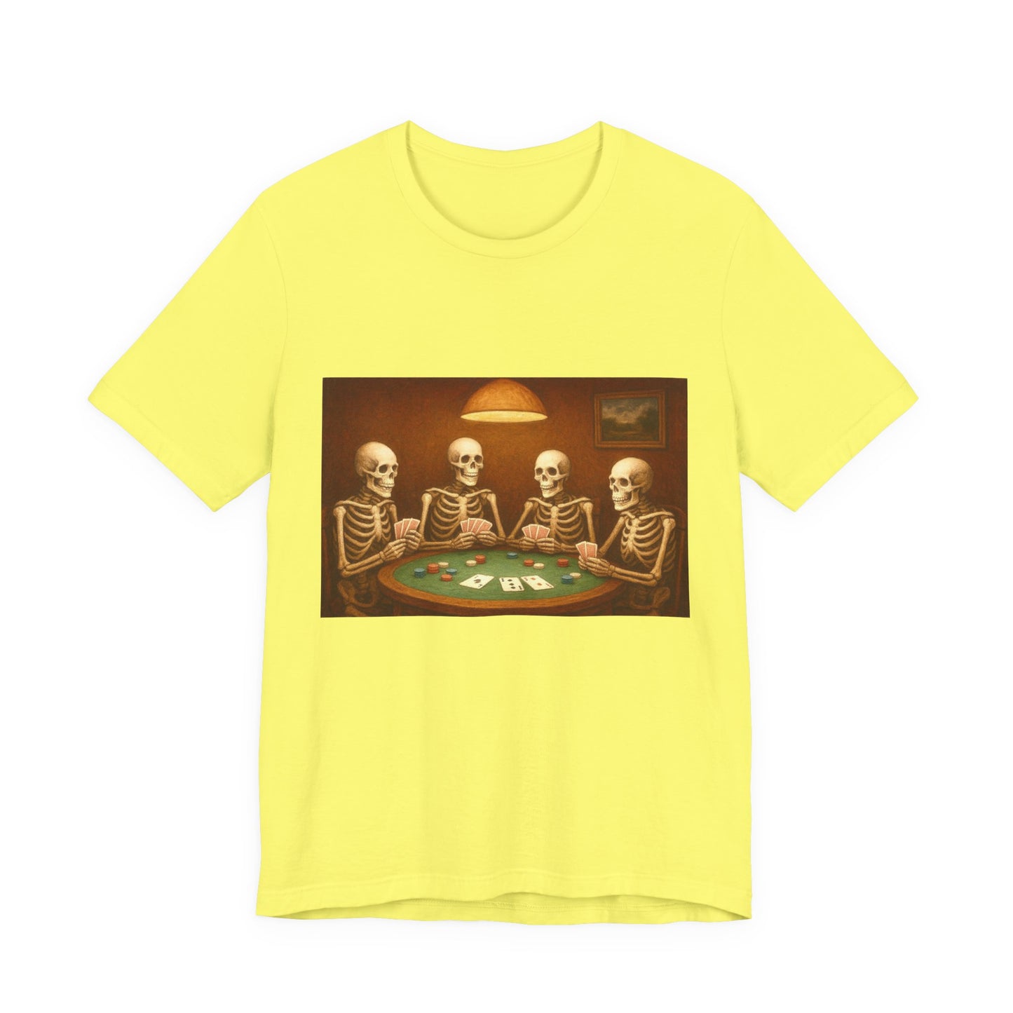 Skeletons Playing Poker Tee