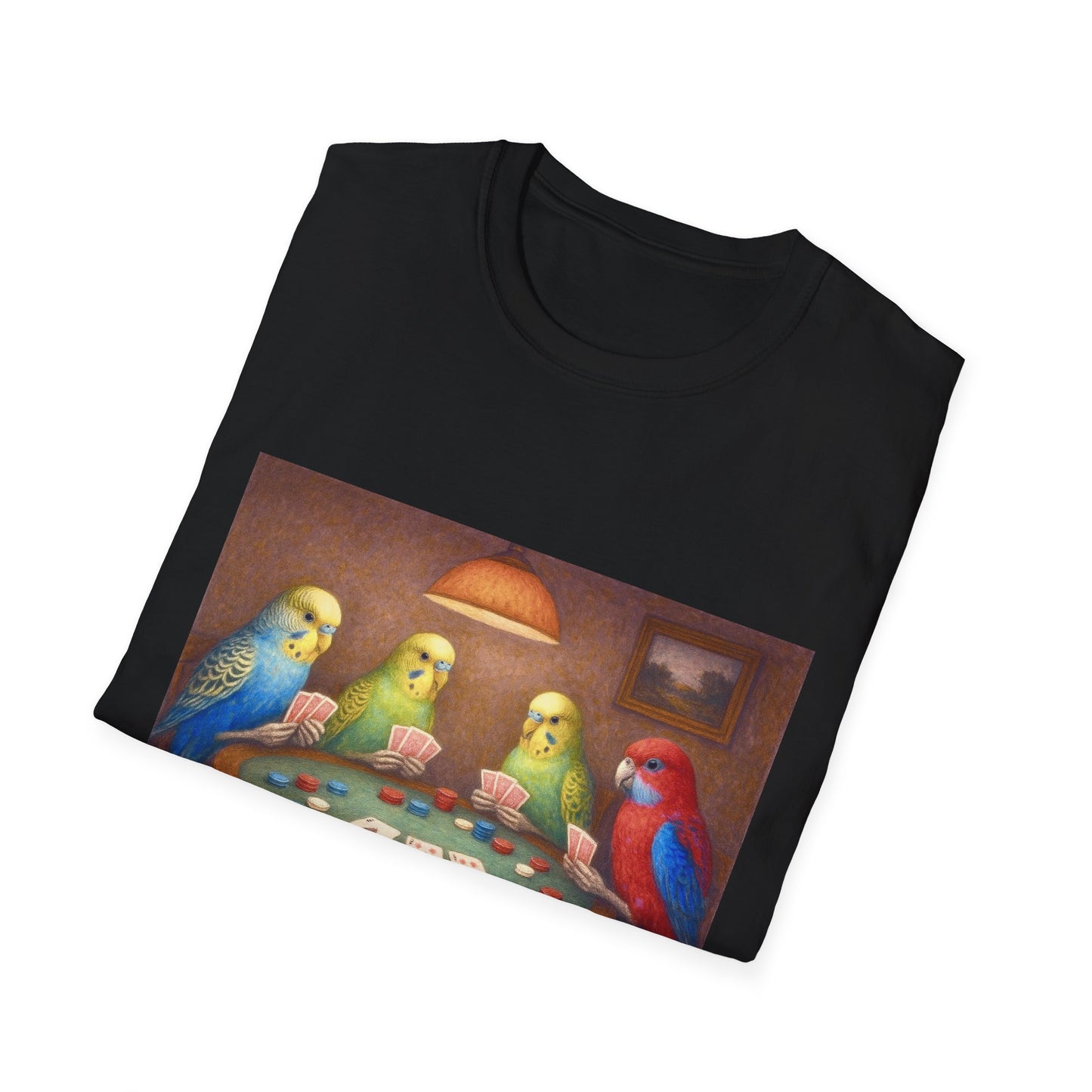 Parakeets Playing Poker T-Shirt