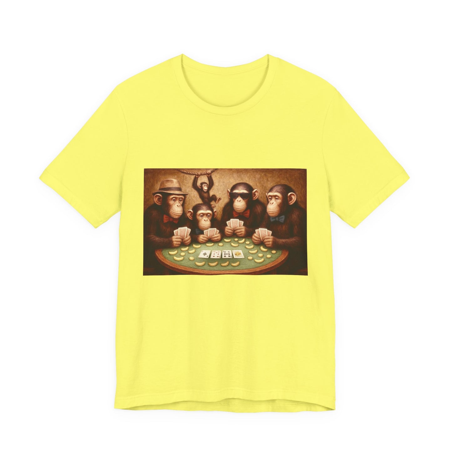 Chimpanzees Poker Tee