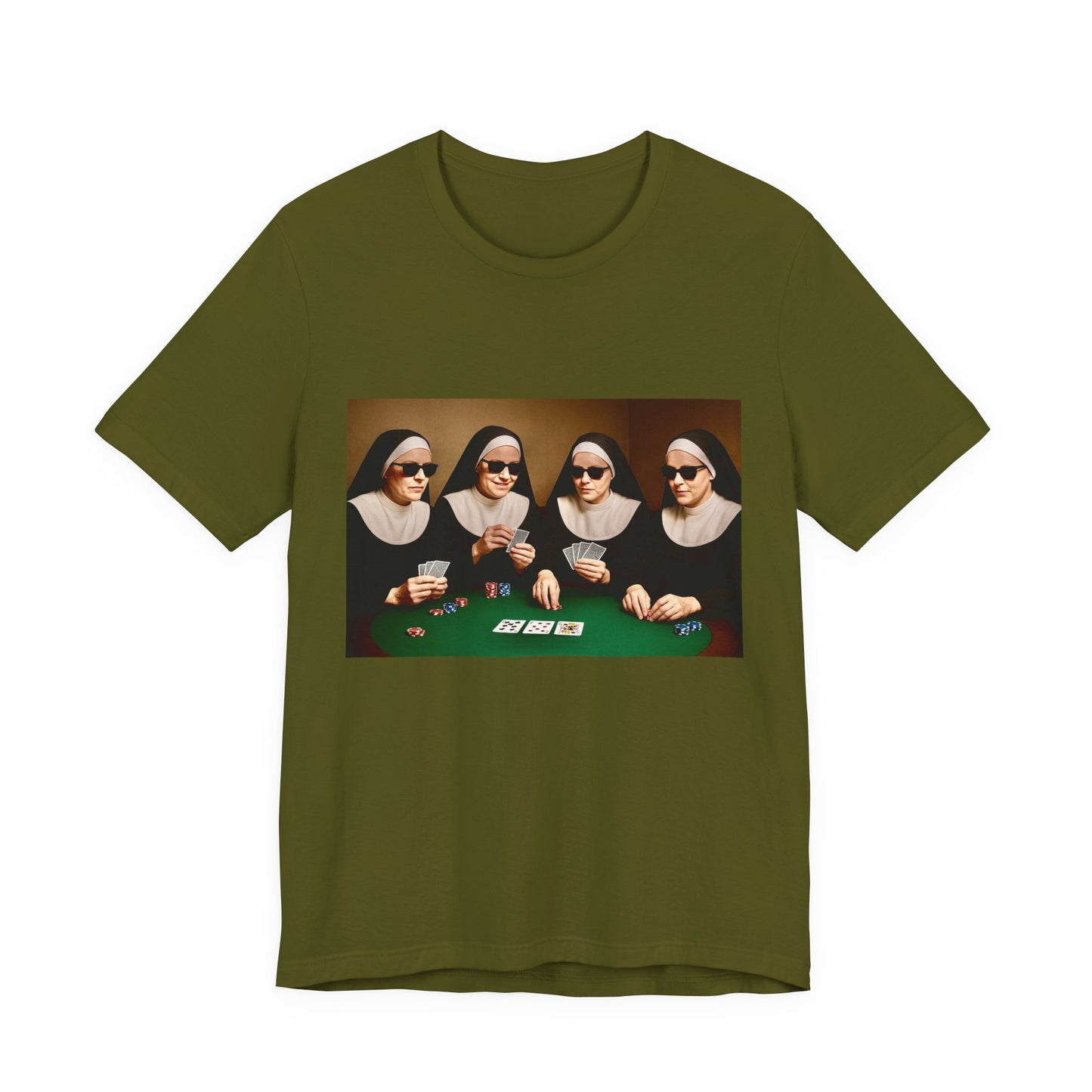 Funny Nuns Poker Tee