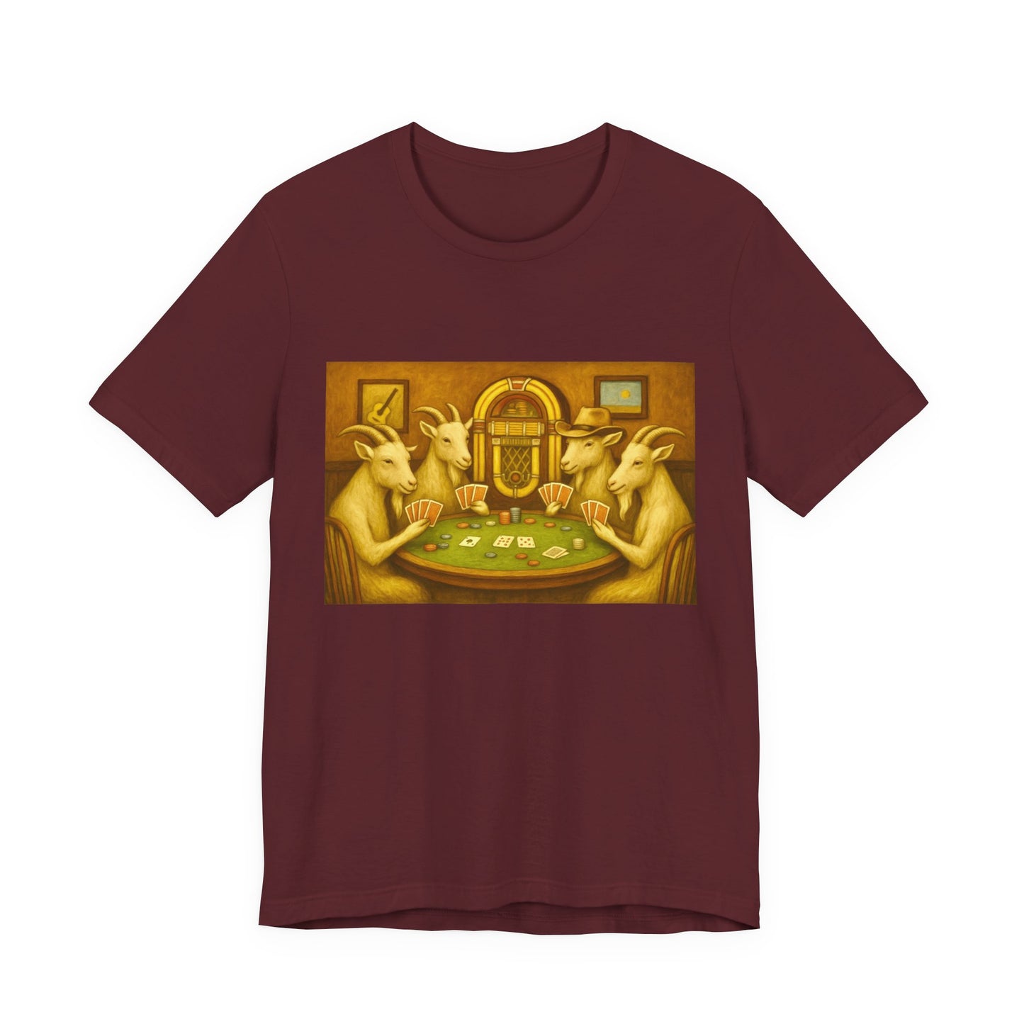 Goats Playing Poker Tee
