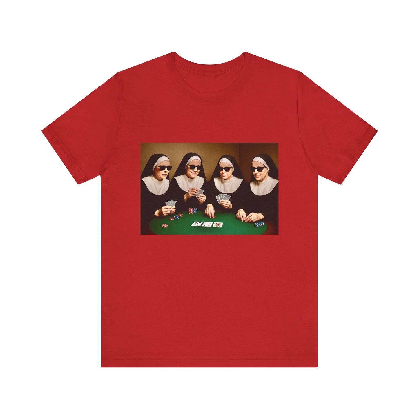Funny Nuns Poker Tee