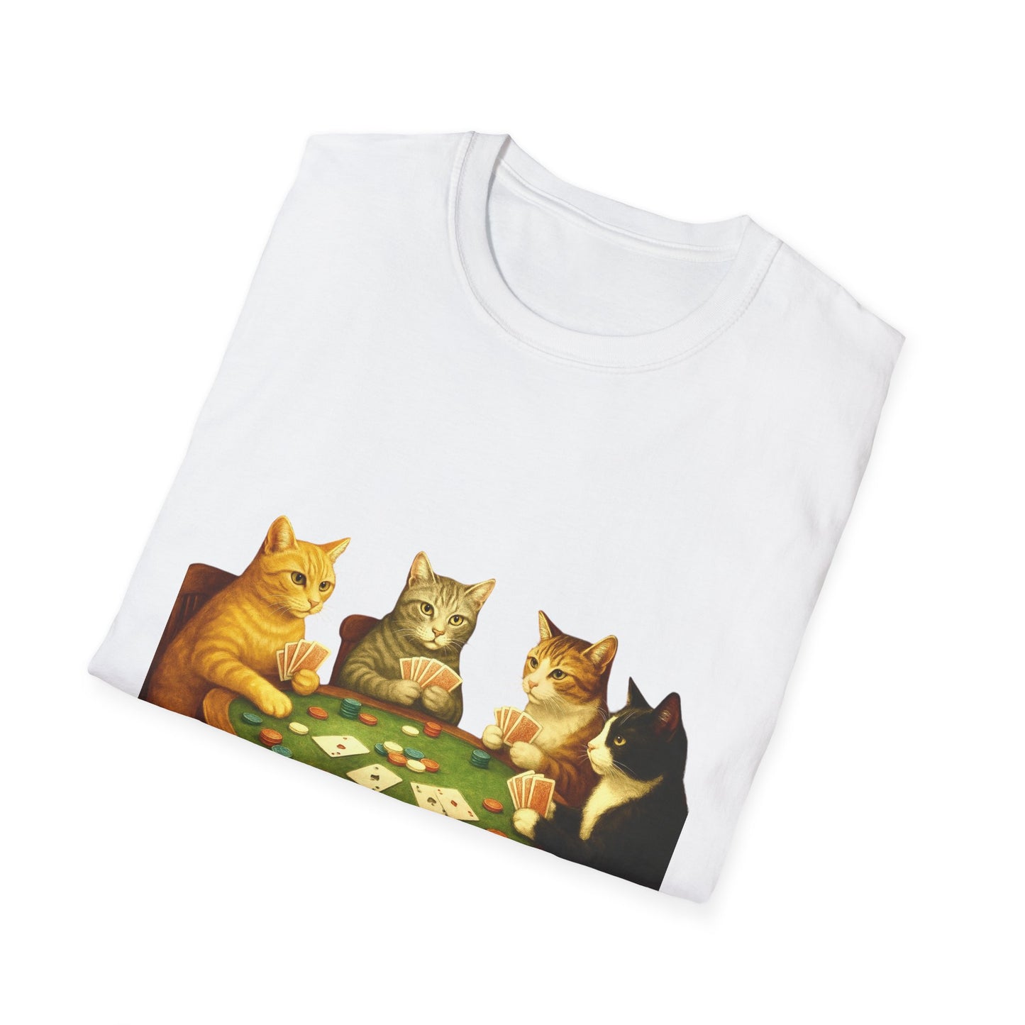 Cats Playing Poker Tee
