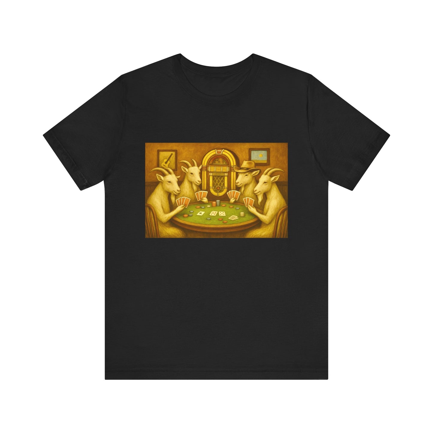 Goats Playing Poker Tee