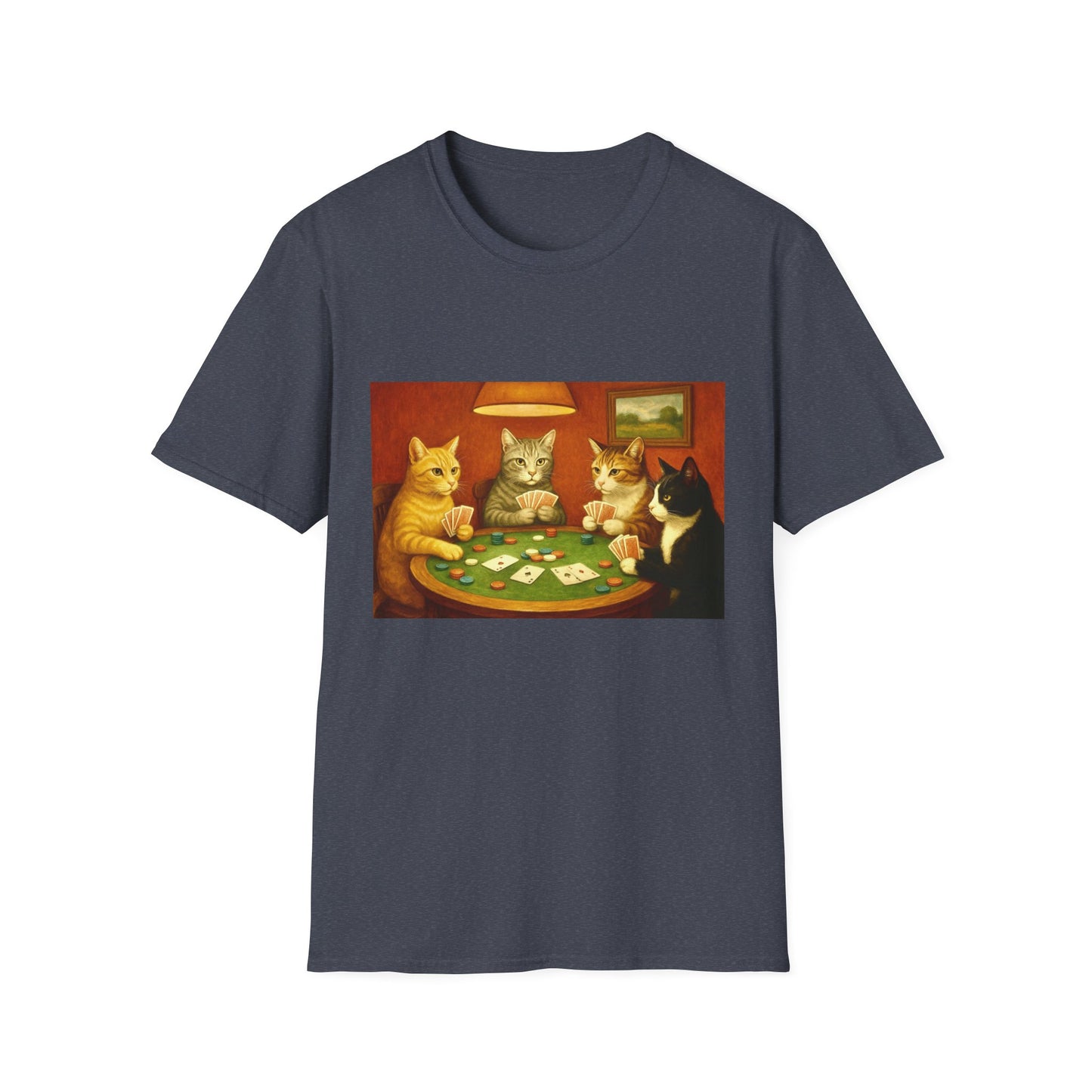 Cats Playing Poker T-Shirt