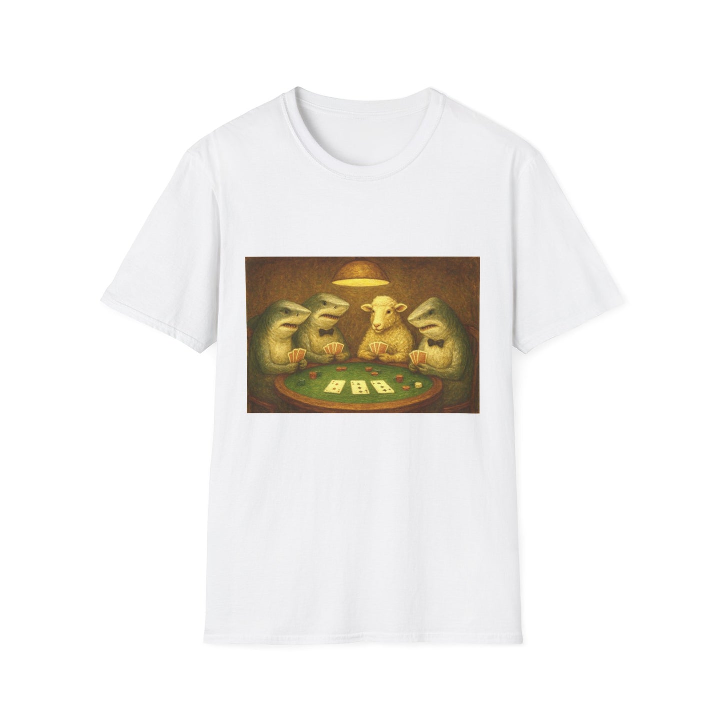 Shark Poker Unisex T-Shirt