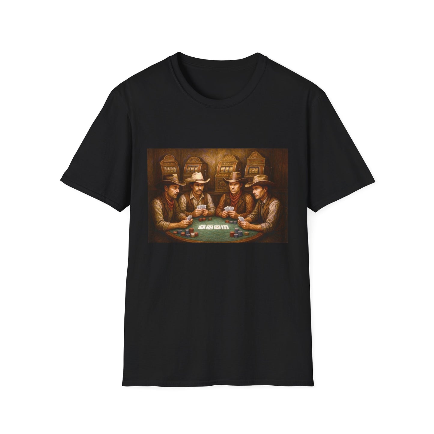 Cowboys Playing Poker T-Shirt