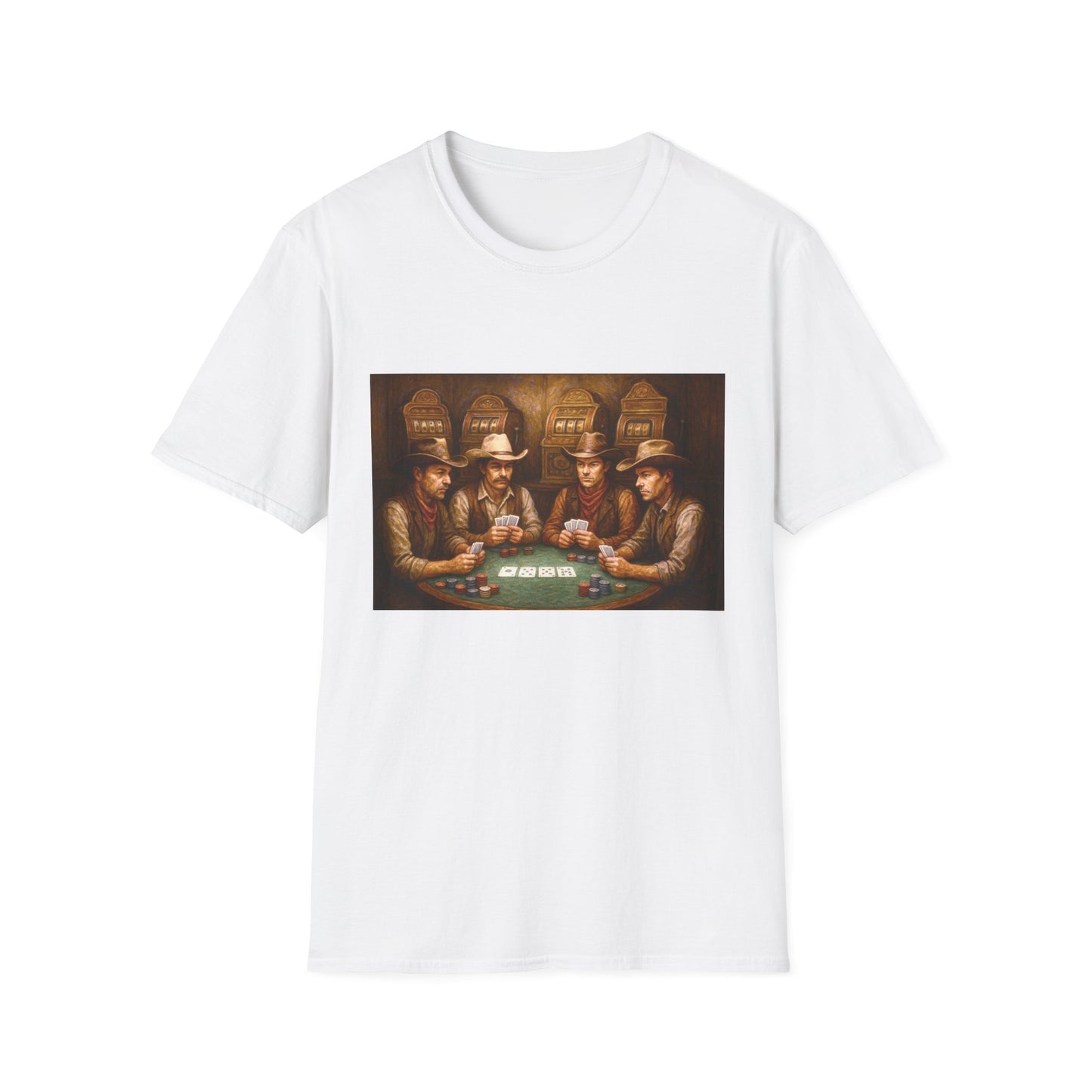 Cowboys Playing Poker T-Shirt
