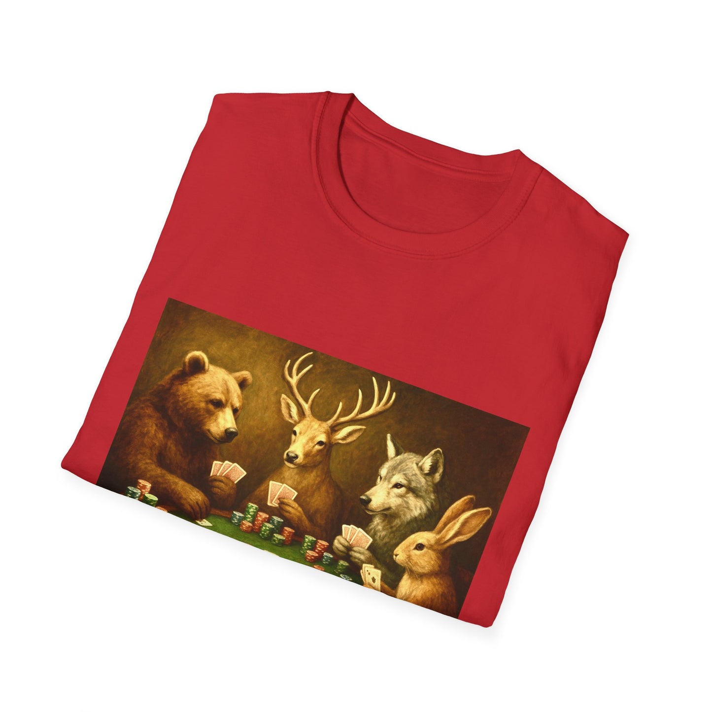 Forest Animals Poker Unisex T-Shirt