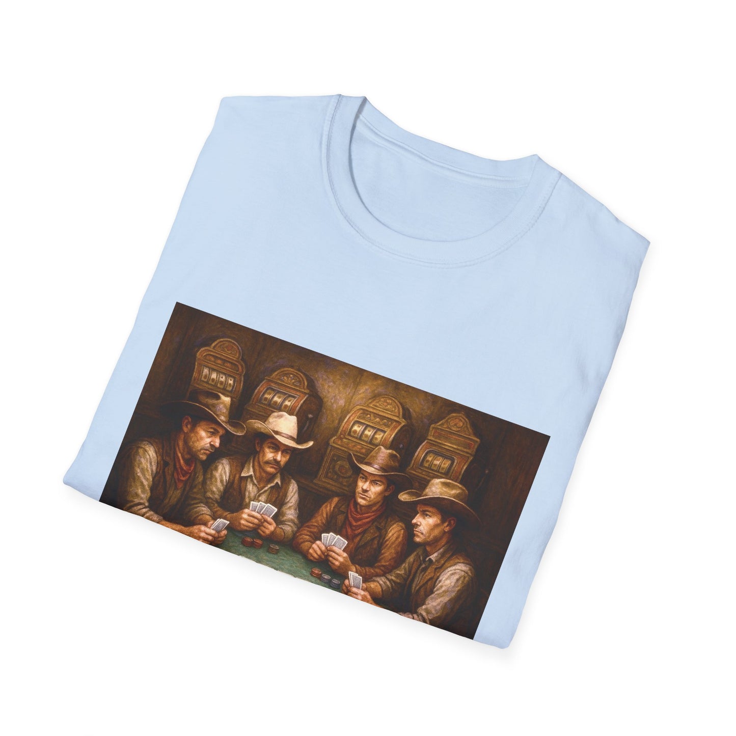 Cowboys Playing Poker T-Shirt