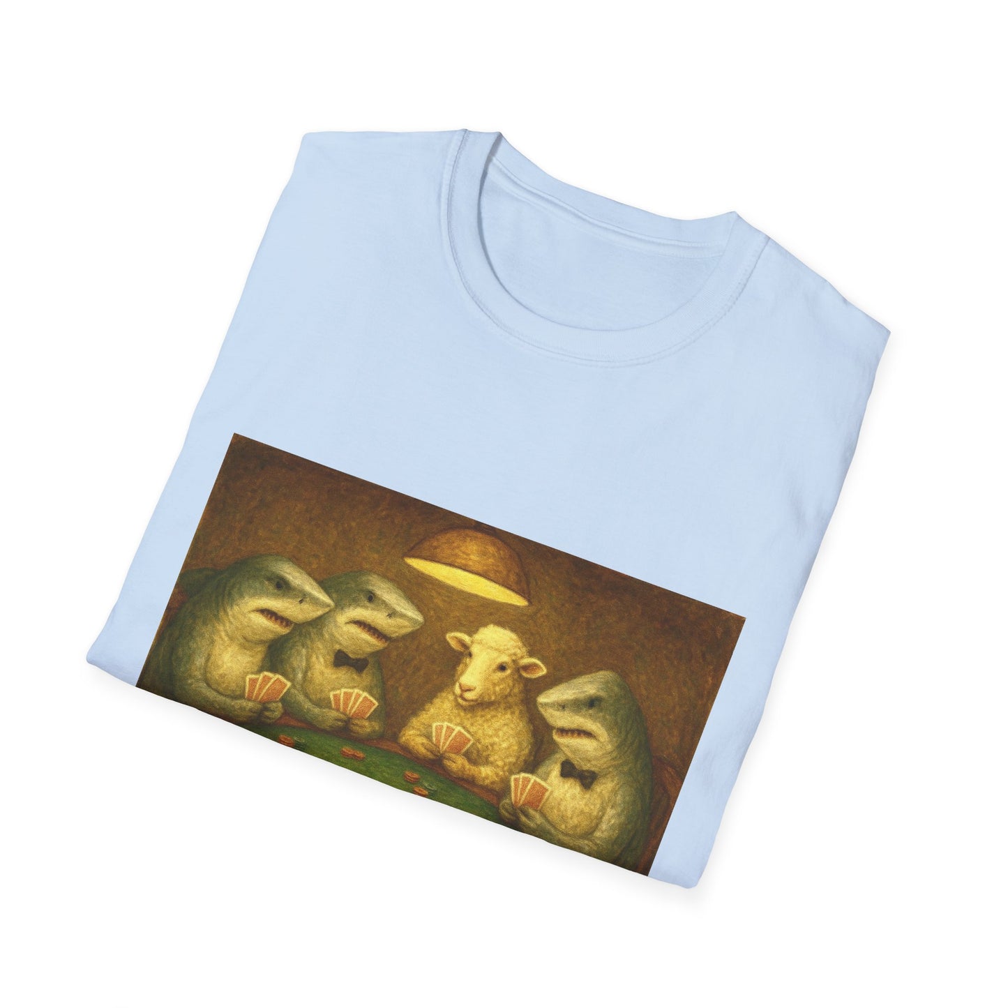 Shark Poker Unisex T-Shirt