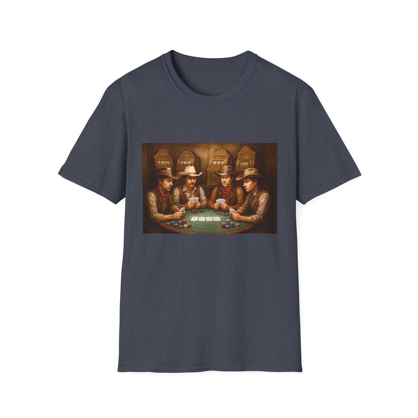 Cowboys Playing Poker T-Shirt