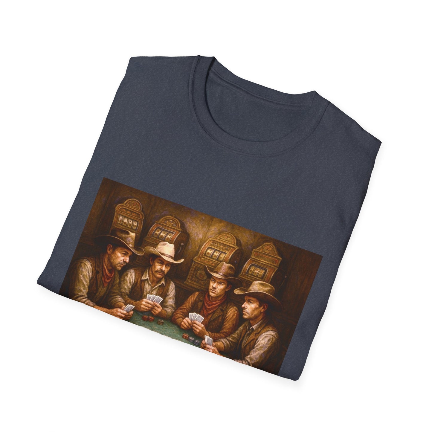 Cowboys Playing Poker T-Shirt