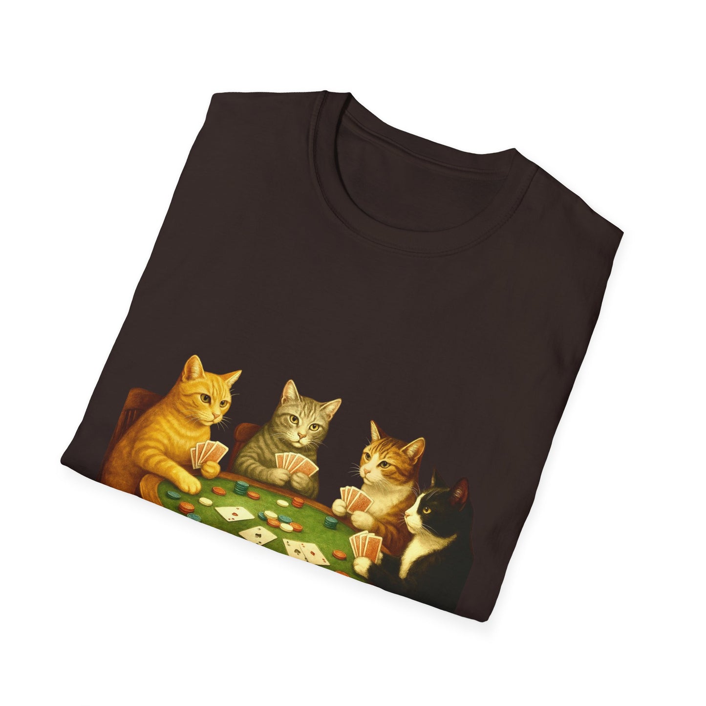 Cats Playing Poker Tee