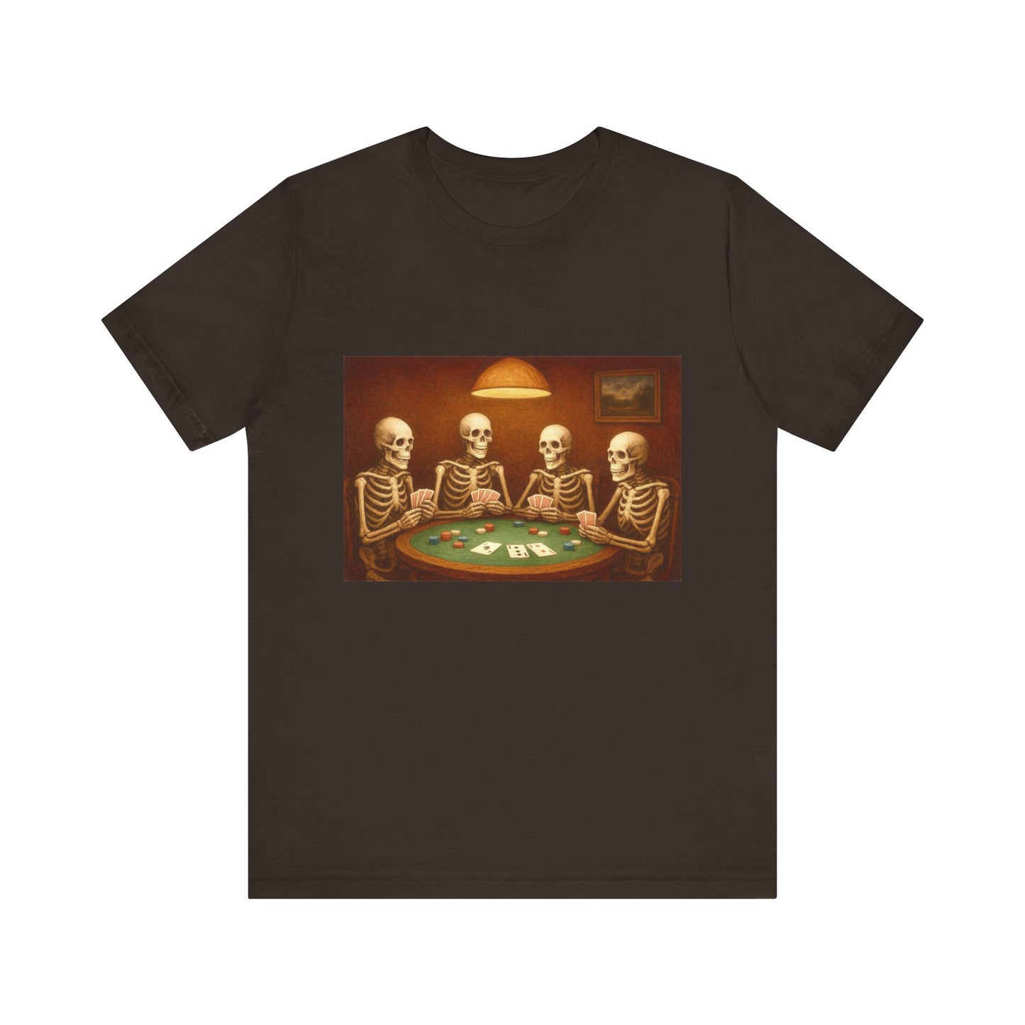 Skeletons Playing Poker Tee