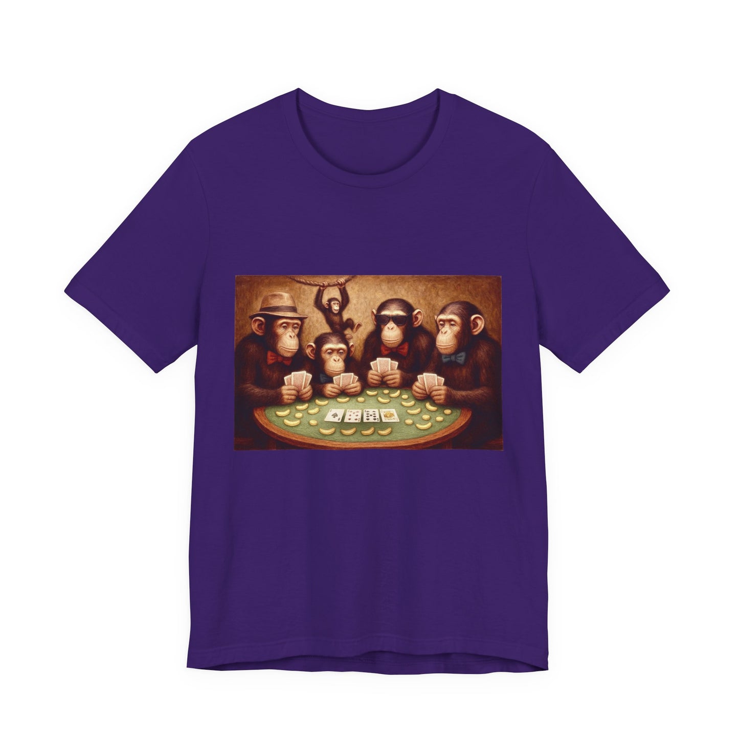 Chimpanzees Poker Tee