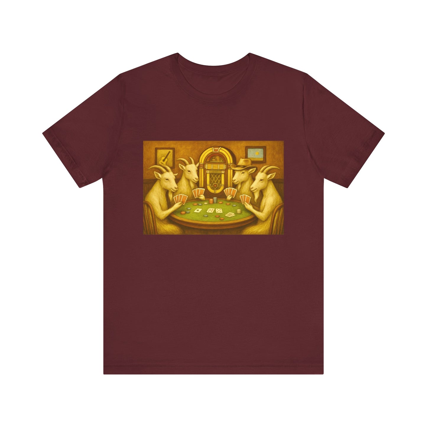 Goats Playing Poker Tee