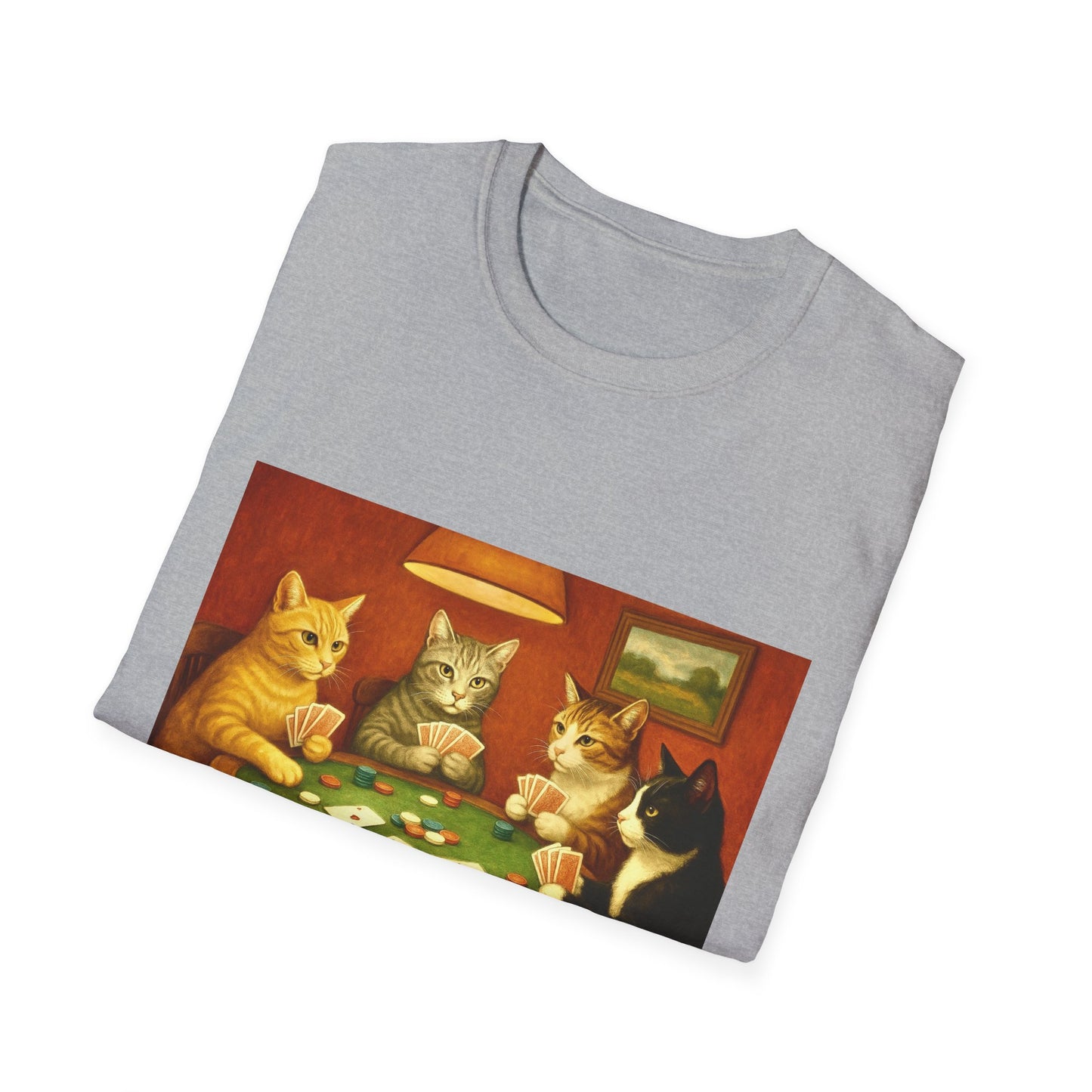 Cats Playing Poker T-Shirt